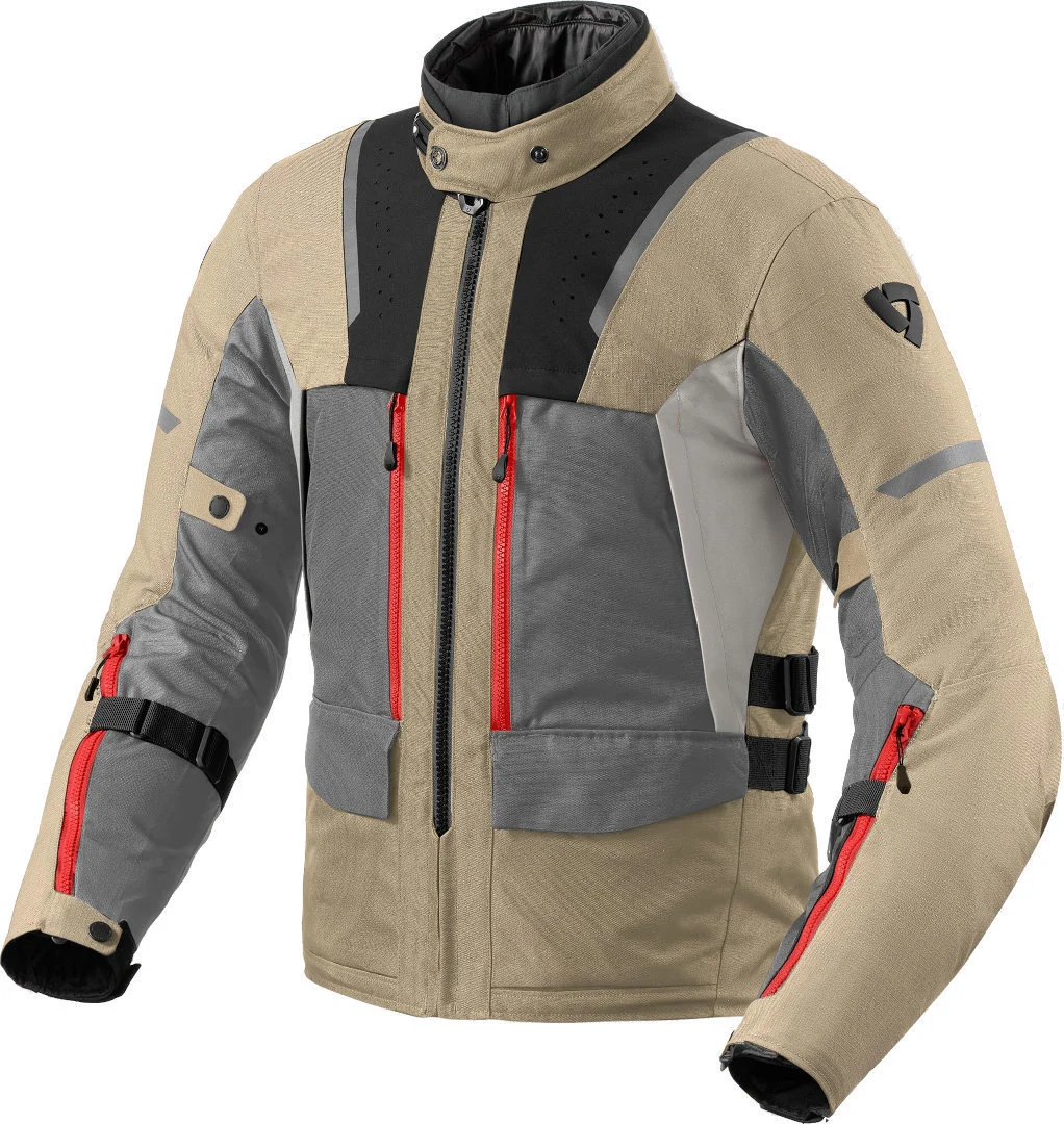 Revit Offtrack 2 H2O Motorcycle Textile Jacket grey/beige
