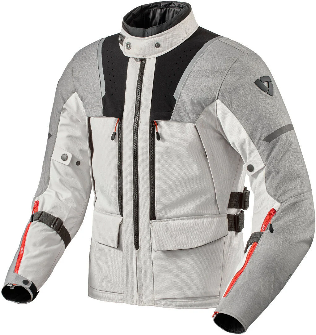Revit Offtrack 2 H2O Motorcycle Textile Jacket grey/silver