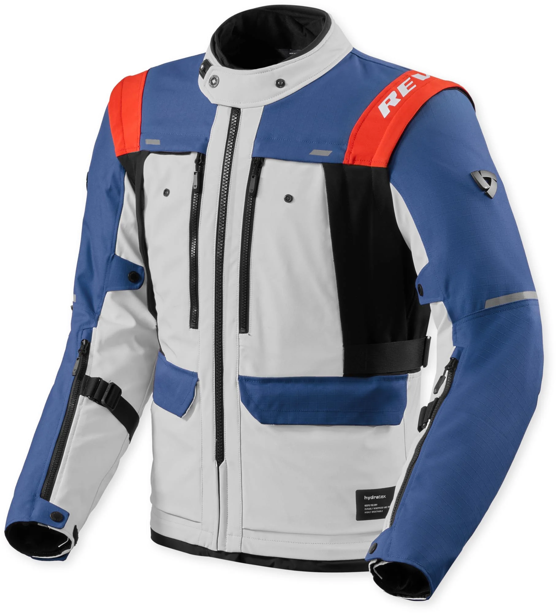 Revit Offtrack 3 H2O waterproof Motorcycle Textile Jacket blue/grey