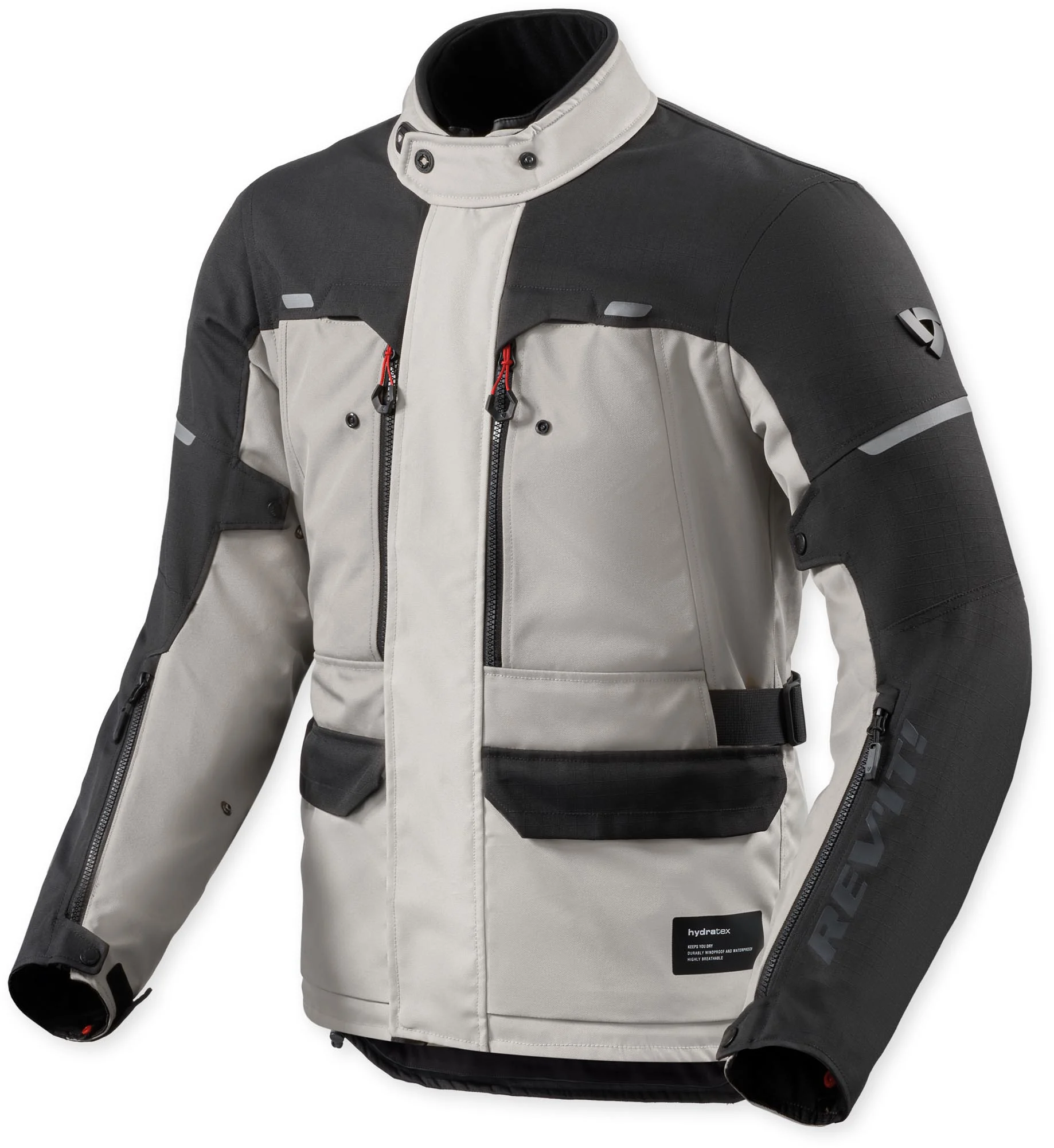 Revit Outback 5 H2O waterproof Motorcycle Textile Jacket silver/black