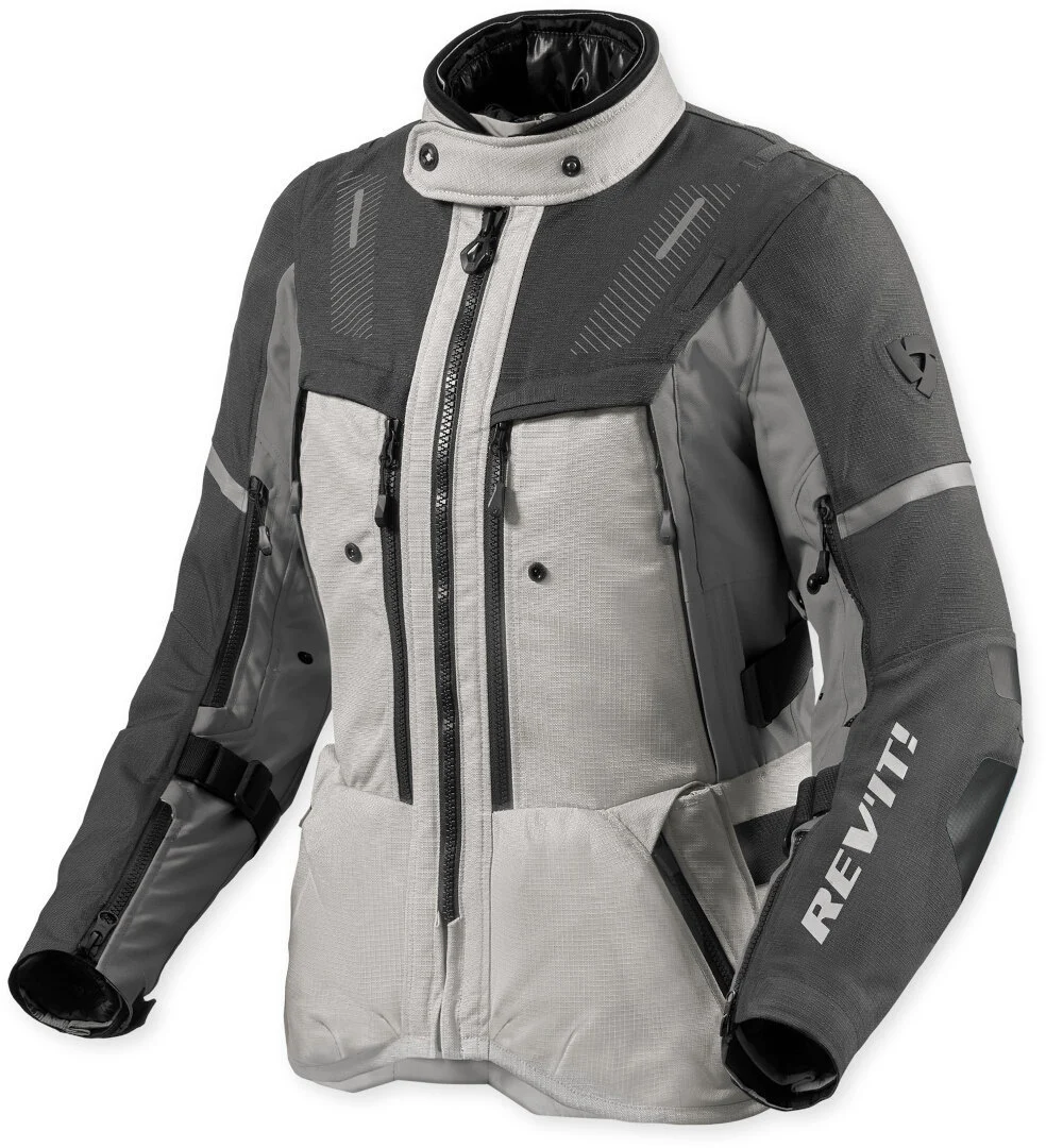 Revit Sand 5 H2O waterproof Ladies Motorcycle Textile Jacket silver/anthracite