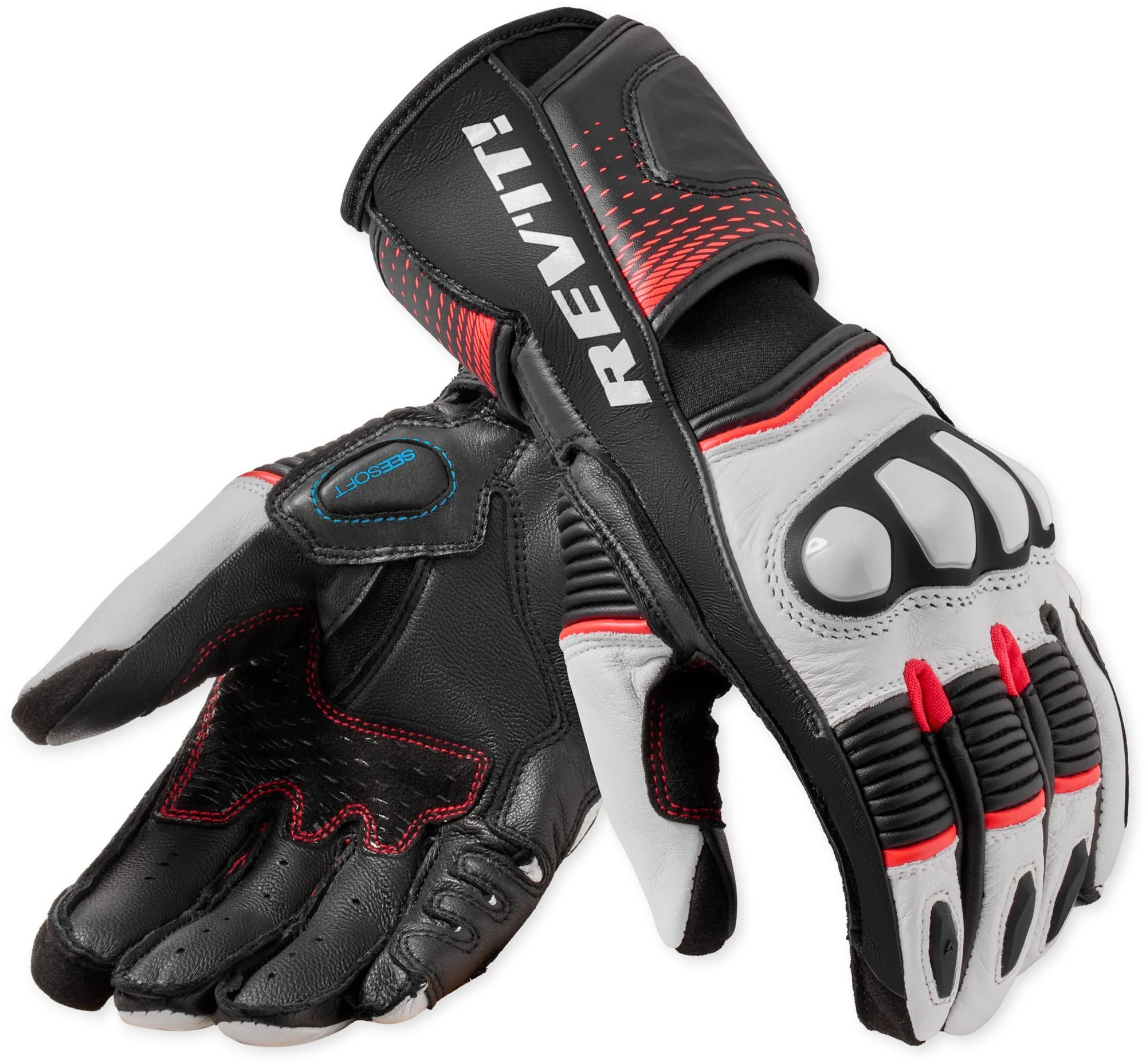 Revit Xena 4 Ladies Motorcycle Gloves white/red