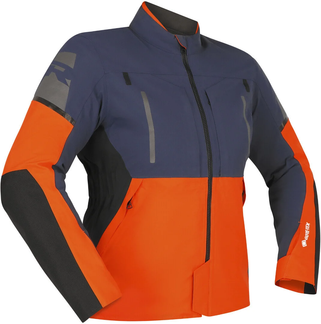 Richa Orion GTX waterproof Ladies Motorcycle Textile Jacket dark blue/orange