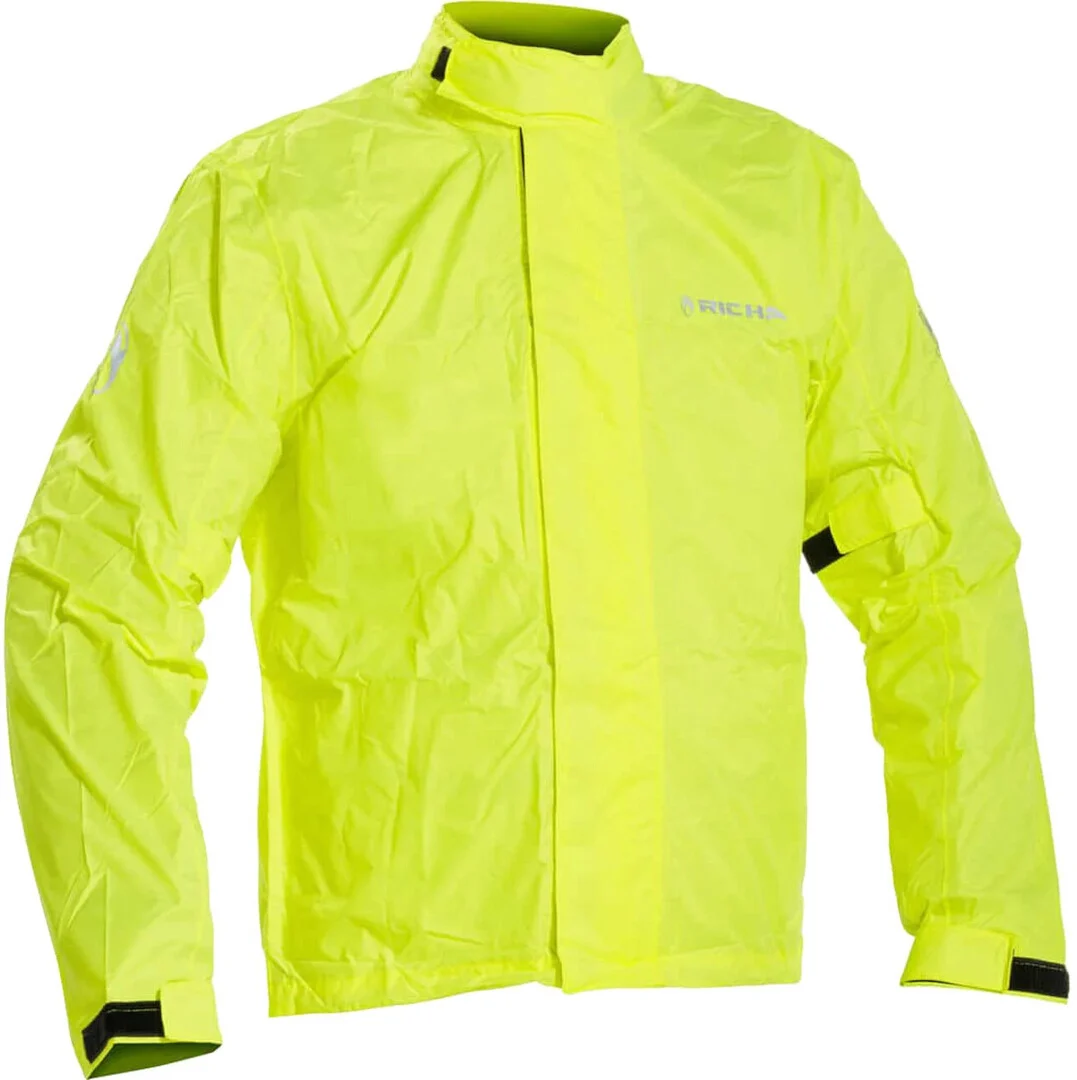 Richa Rainvent Motorcycle Rain Jacket neon yellow