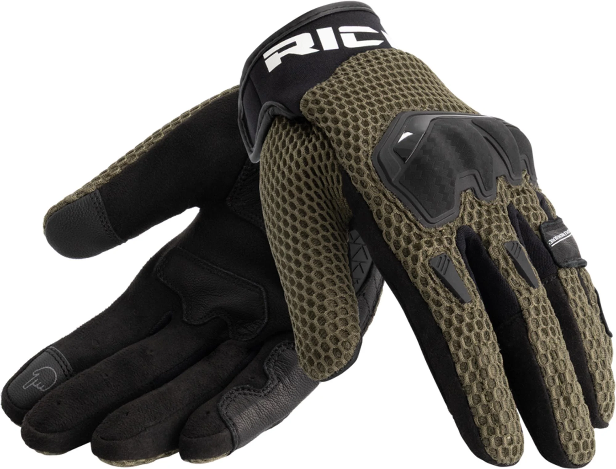 Richa Stradale AP-X Mesh Motorcycle Gloves green