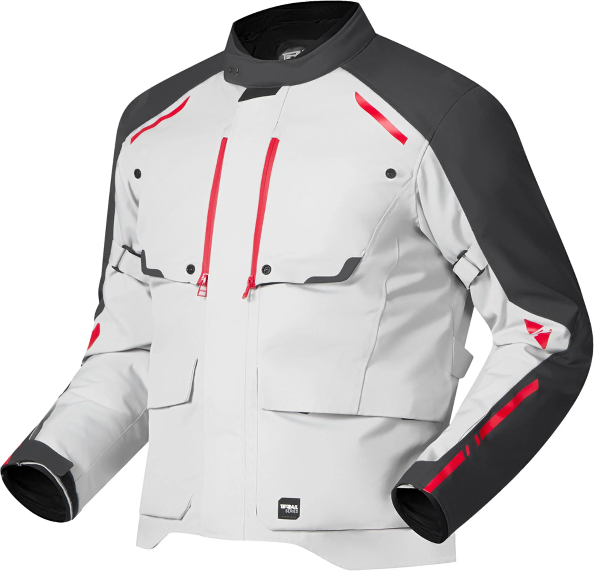 Richa Taurus waterproof Motorcycle Textile Jacket grey/red