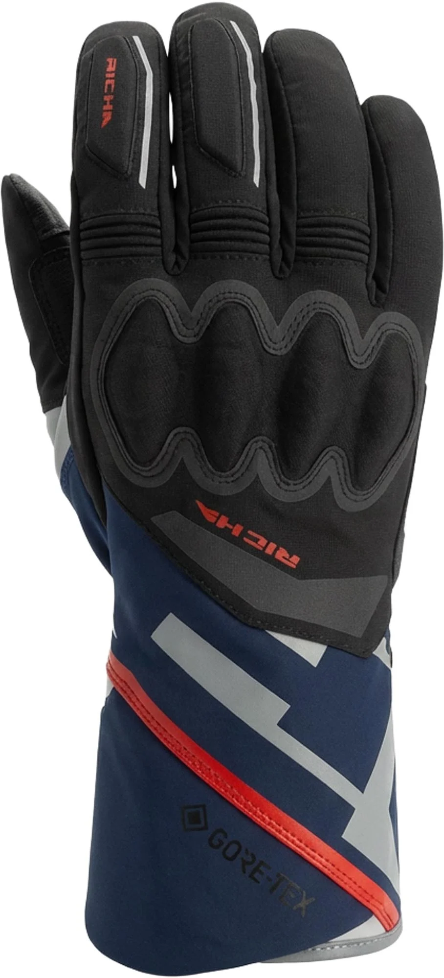 Richa Vision Gore-Tex waterproof Ladies Motorcycle Gloves blue
