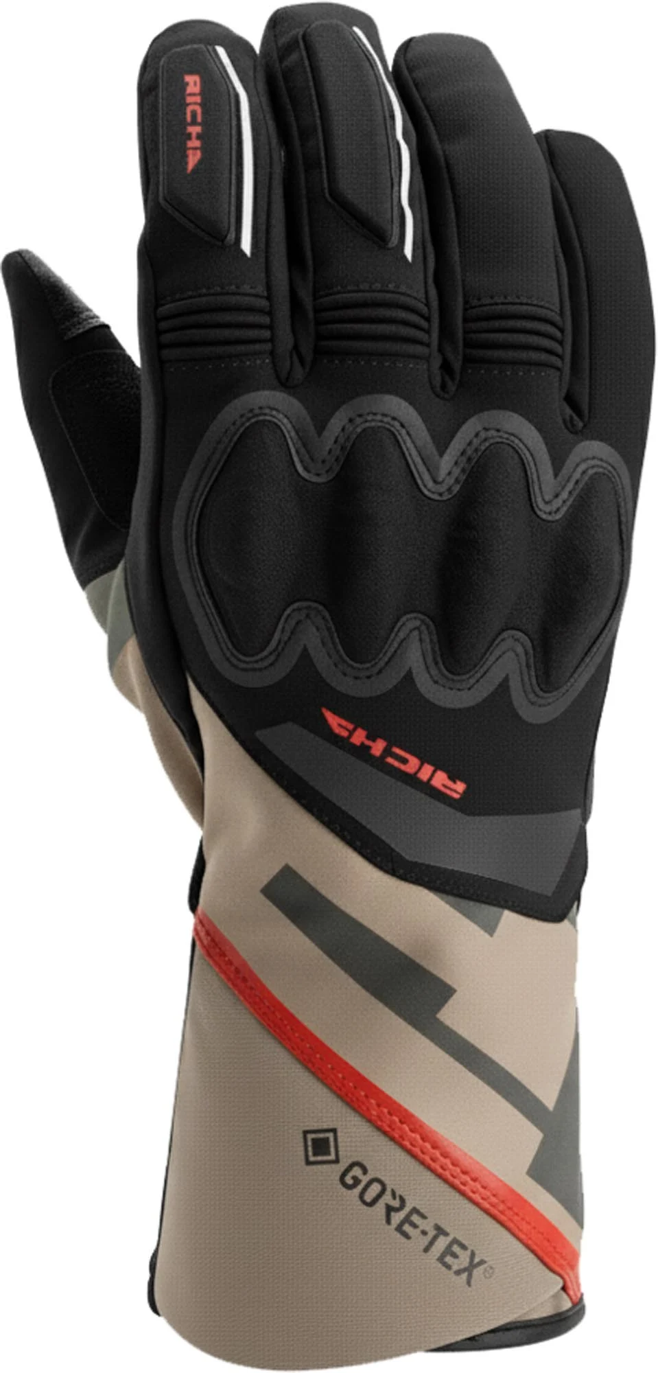 Richa Vision Gore-Tex waterproof Motorcycle Gloves brown
