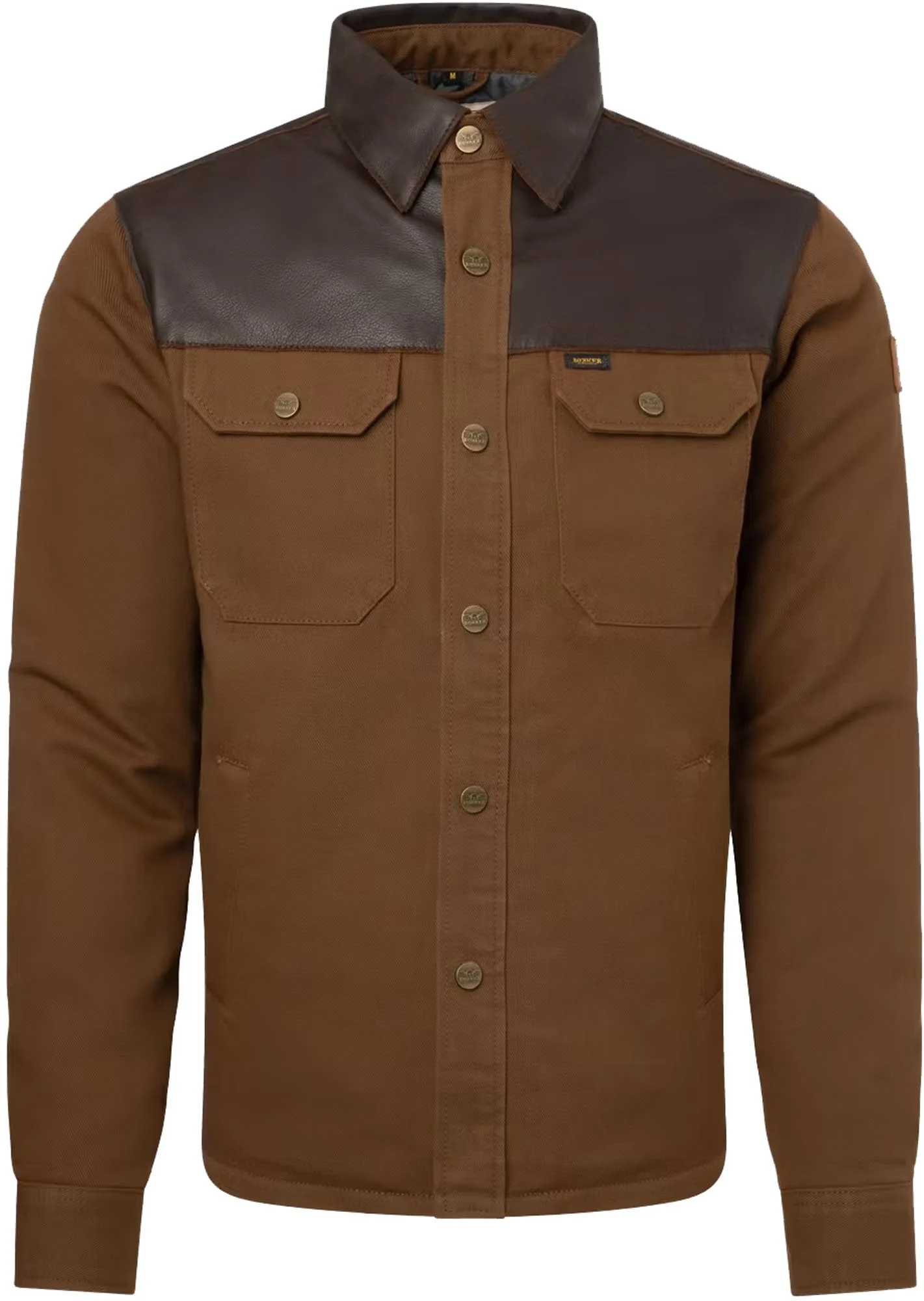 Rokker Bozeman Rider Motorcycle Shirt brown