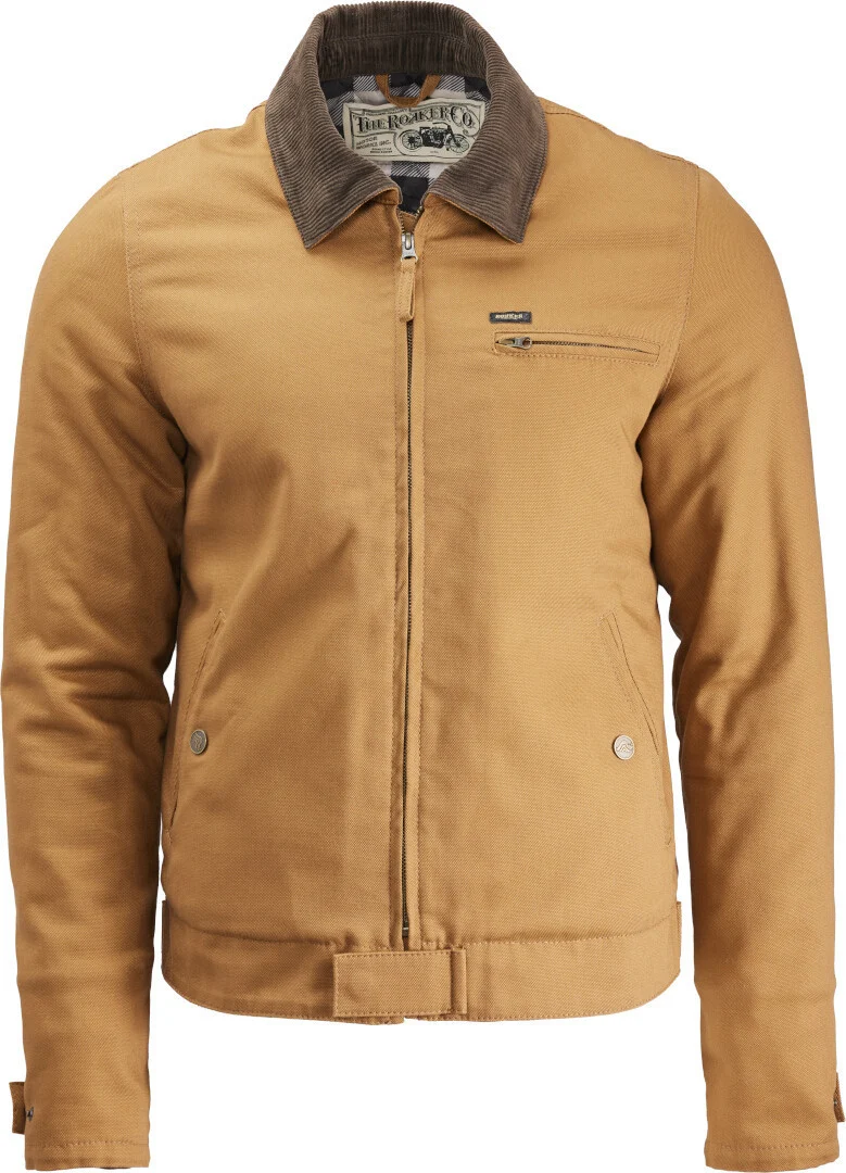 Rokker Canvas Motorcycle Textile Jacket brown