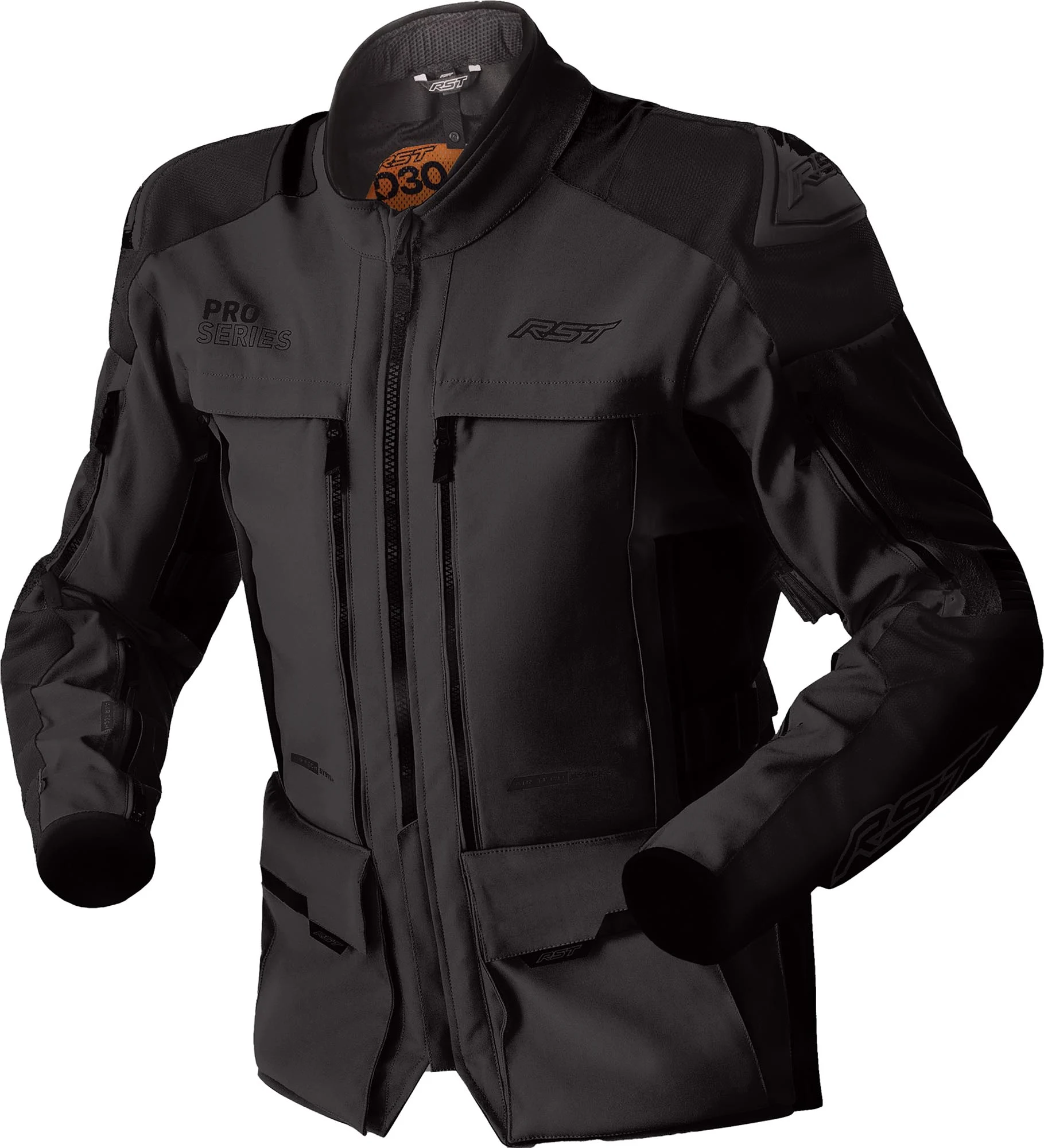 RST Pro Series Adventure D3O waterproof Motorcycle Textile Jacket black