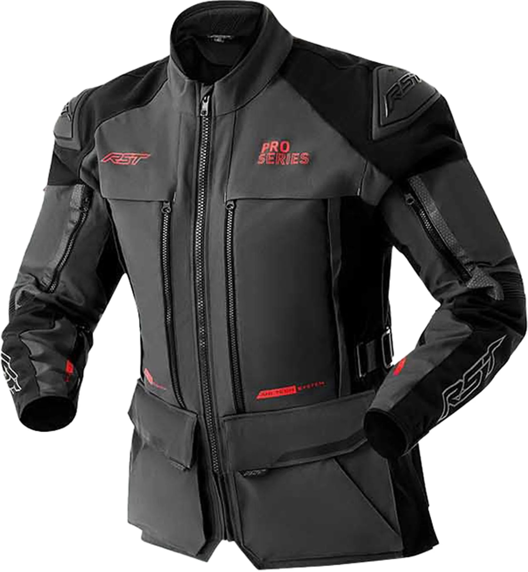 RST Pro Series Adventure D3O waterproof Motorcycle Textile Jacket grey/black