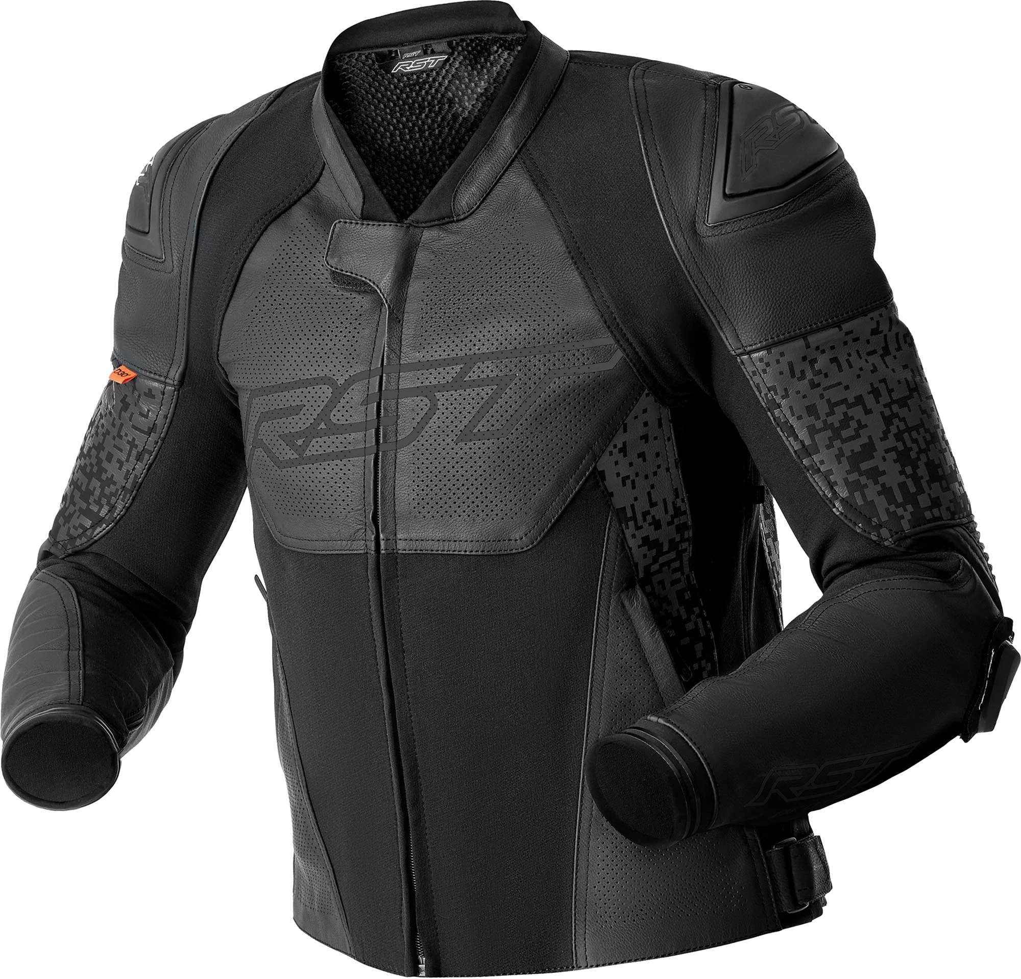 RST Pro Series Supersport-K D3O perforated Motorcycle Leather Jacket black