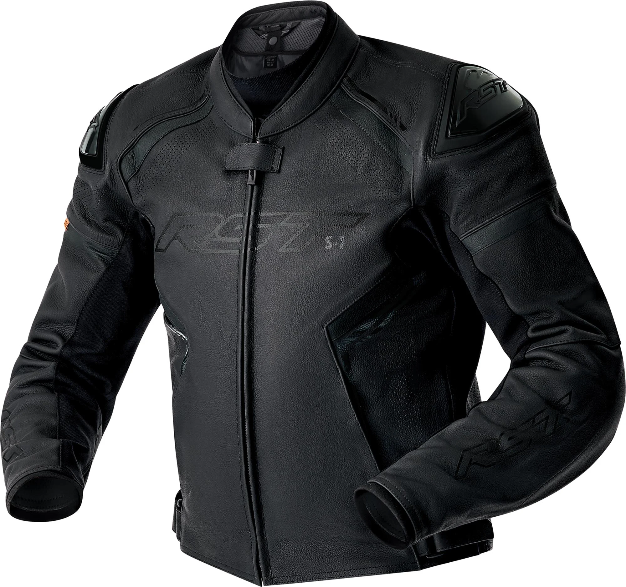 RST S1 D3O perforated Motorcycle Leather Jacket black