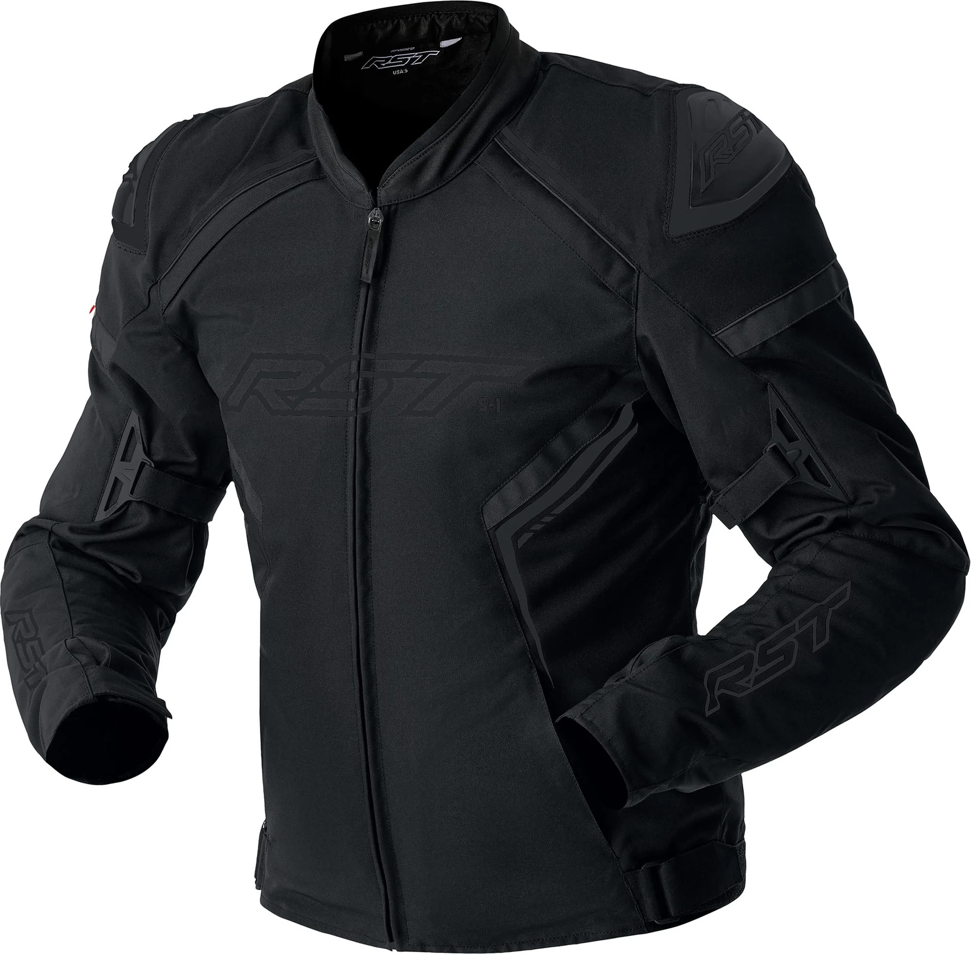 RST S1 D3O waterproof Motorcycle Textile Jacket black