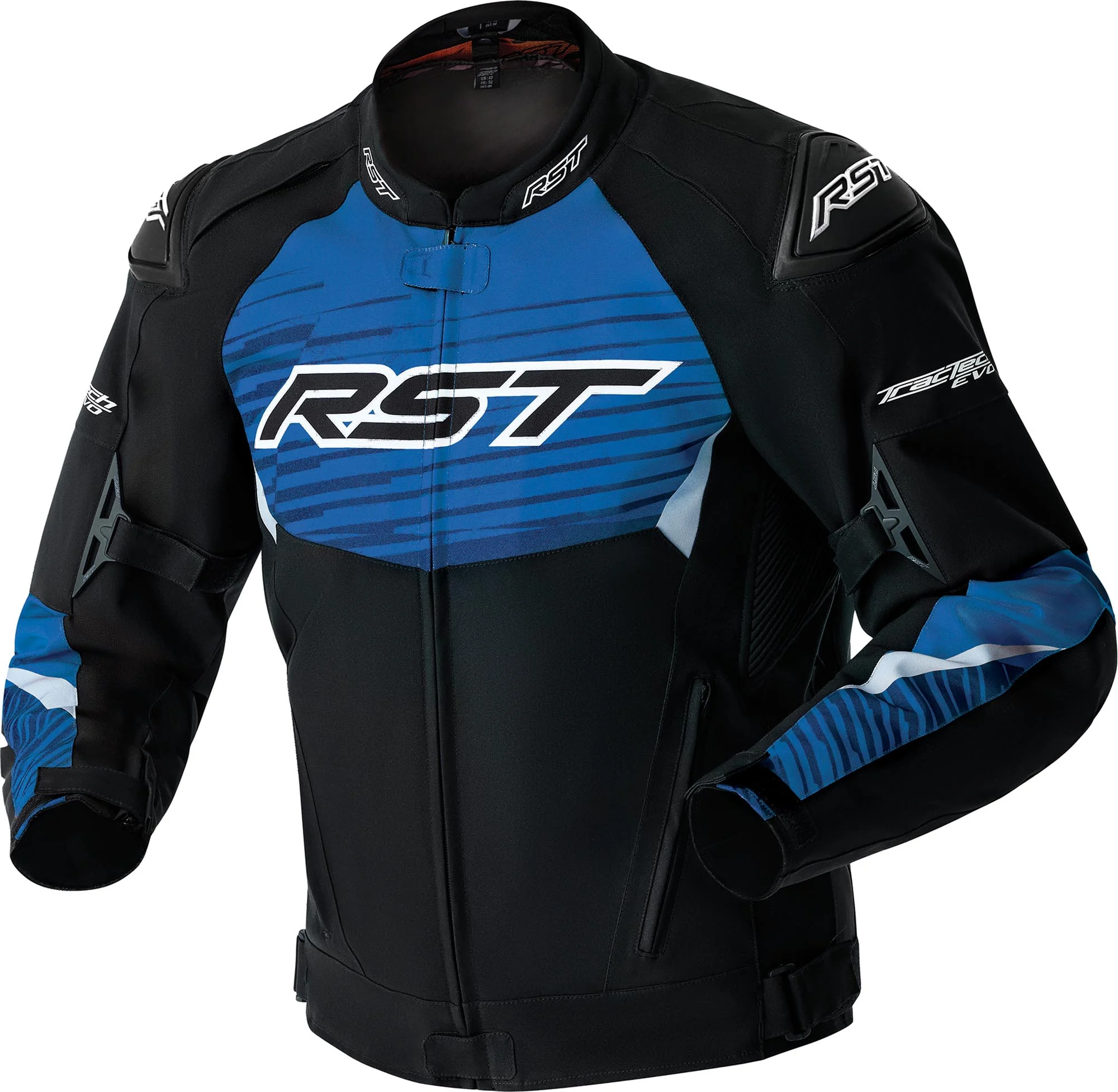 RST Tractech Evo D3O waterproof Motorcycle Textile Jacket black/blue