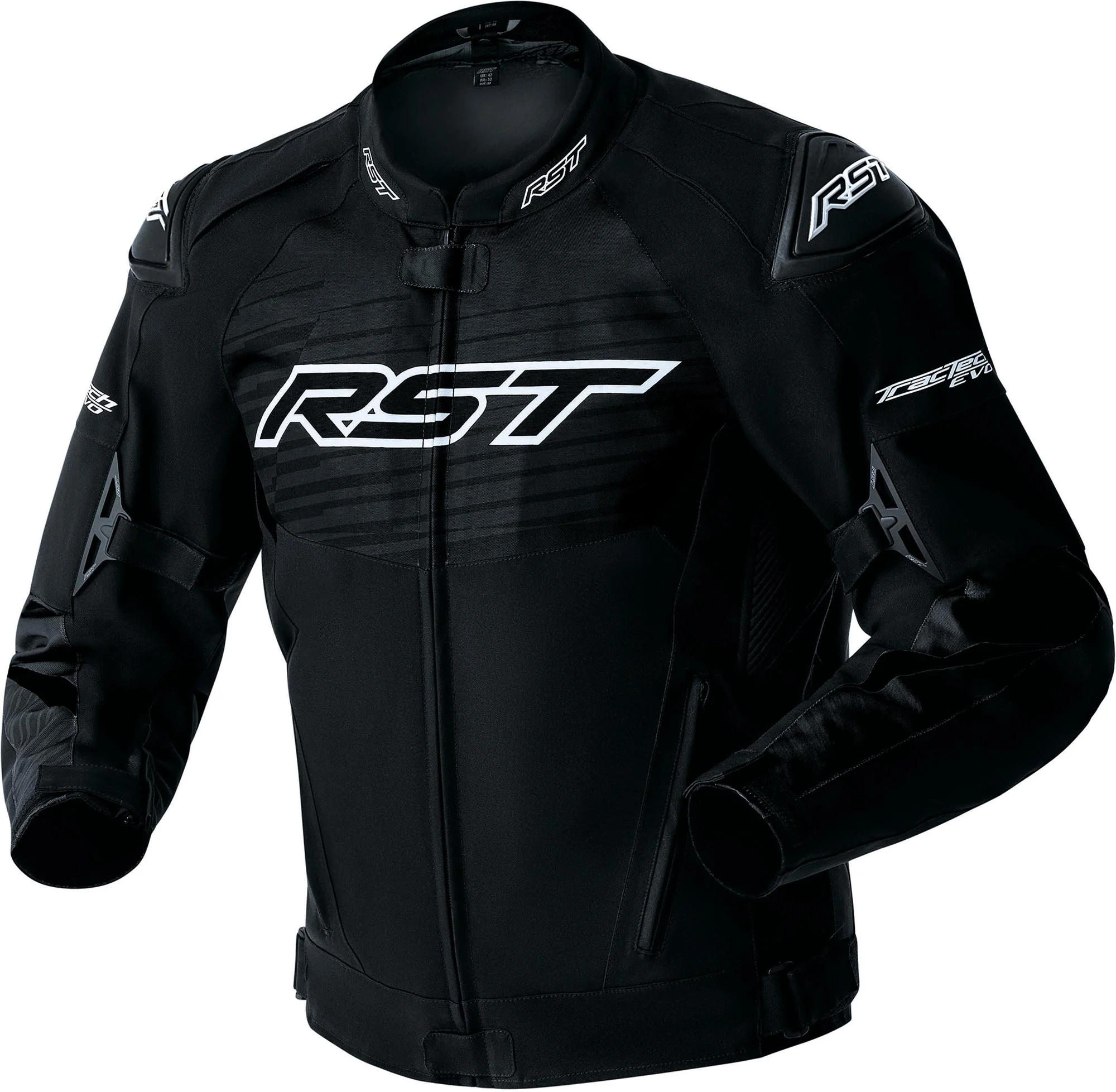 RST Tractech Evo D3O waterproof Motorcycle Textile Jacket black/white