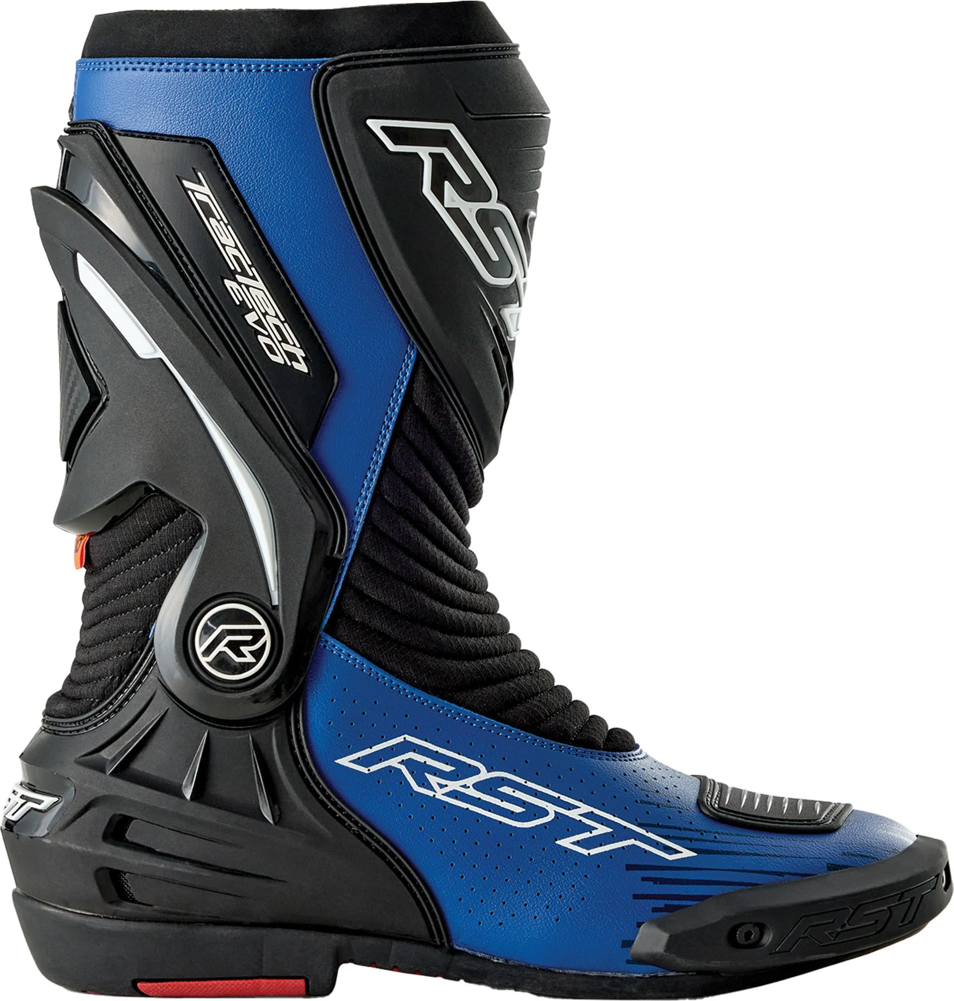 RST Tractech Evo D3O perforated Motorcycle Boots black/blue