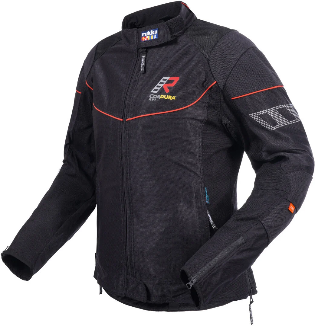 Rukka Airgobina Ladies Motorcycle Textile Jacket black/red