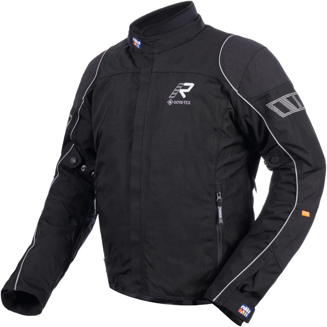 Rukka Trave-R Motorcycle Textile Jacket black/silver