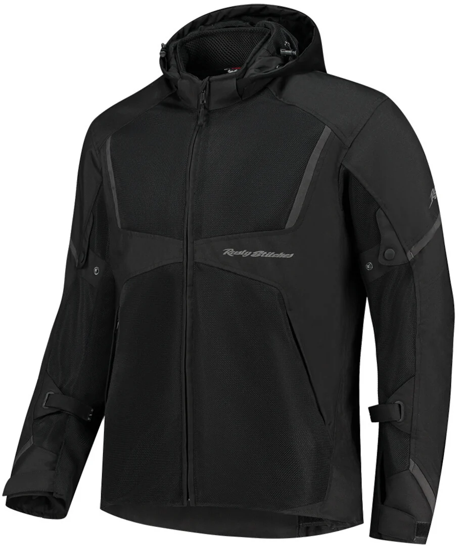 Rusty Stitches Carlo Motorcycle Textile Jacket black