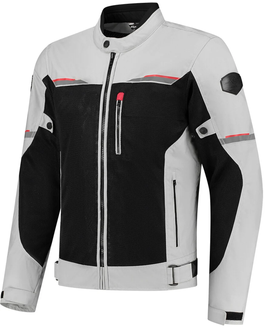 Rusty Stitches Ruben Motorcycle Textile Jacket light grey/black