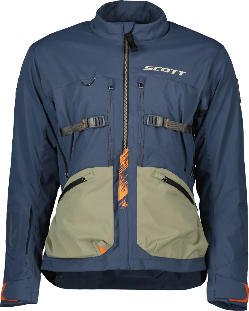 Scott Superlight Motorcycle Textile Jacket blue/olive