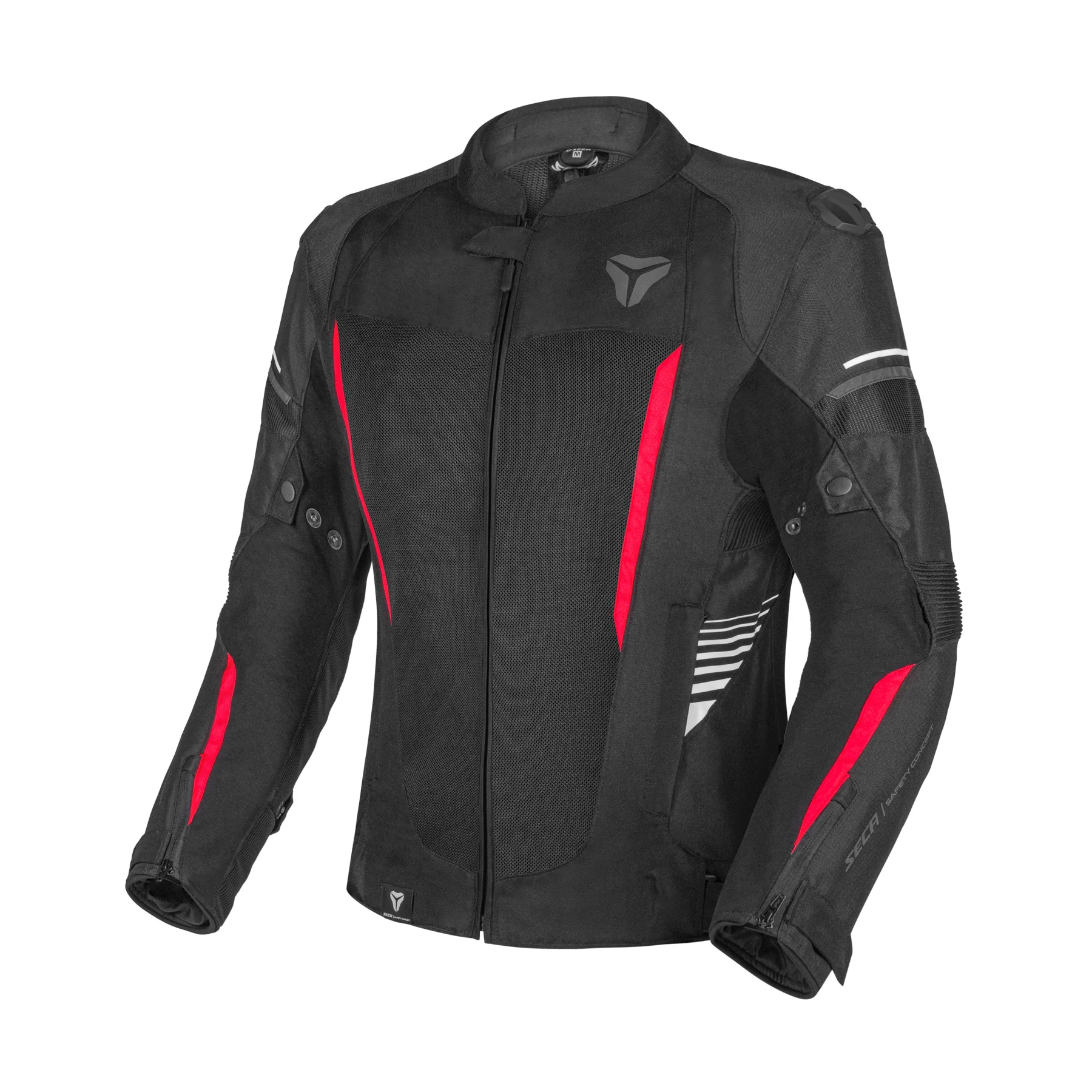 Seca Aero Pro Mesh Motorcycle Textile Jacket black/red