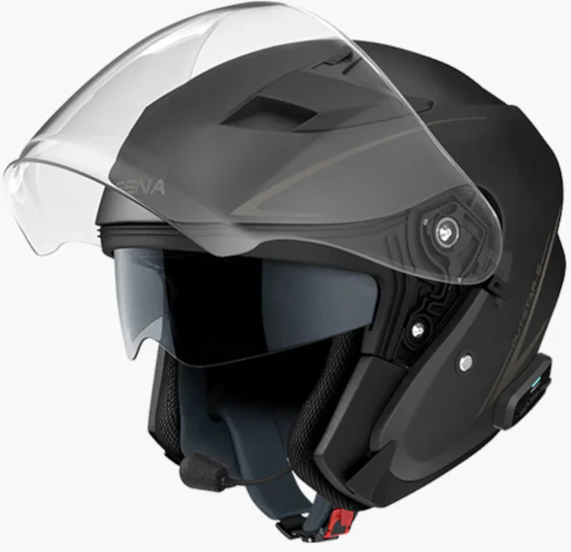 Sena Outstar S Bluetooth Jet Helmet black matt