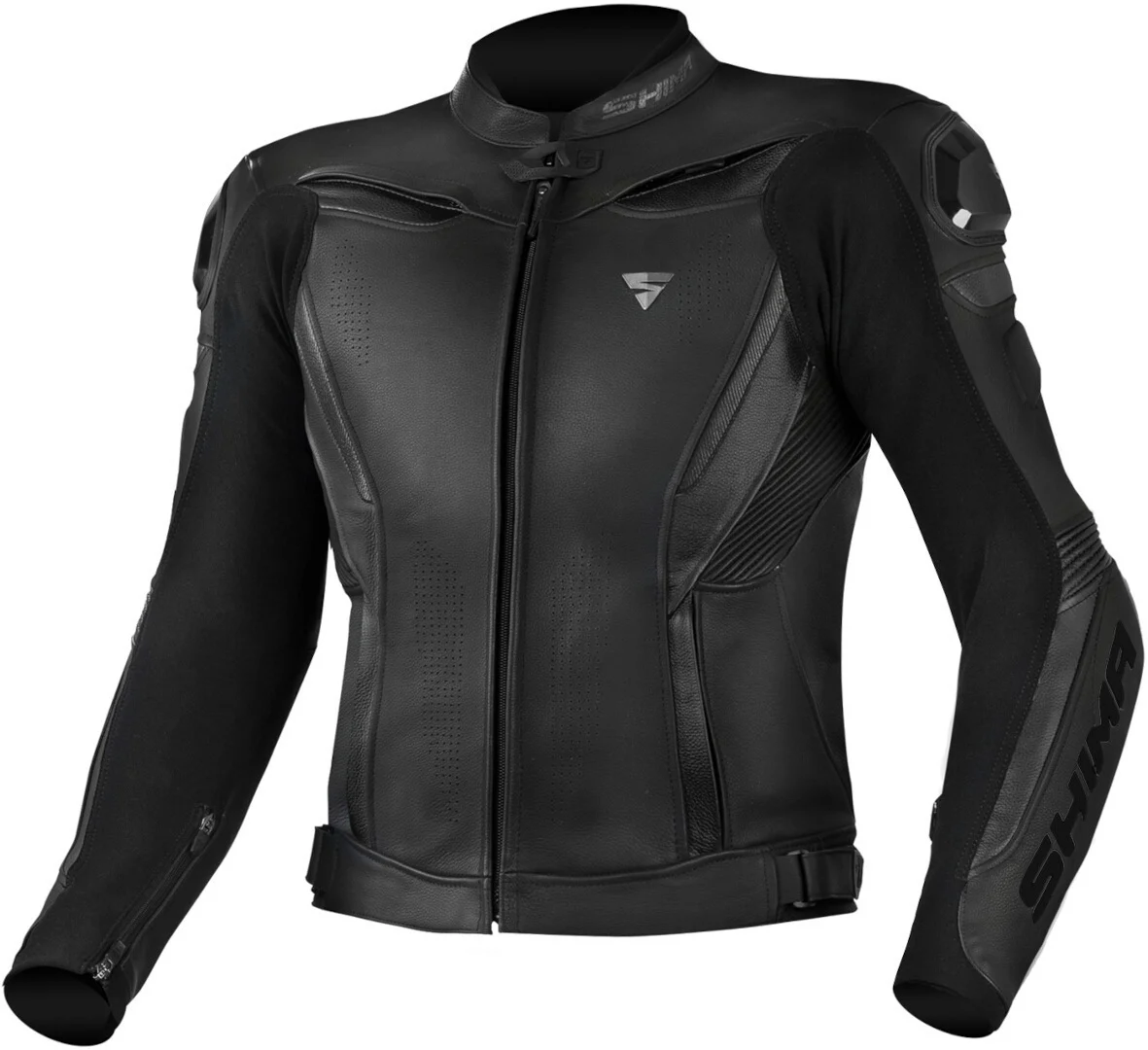 SHIMA Chase Motorcycle Leather Jacket black