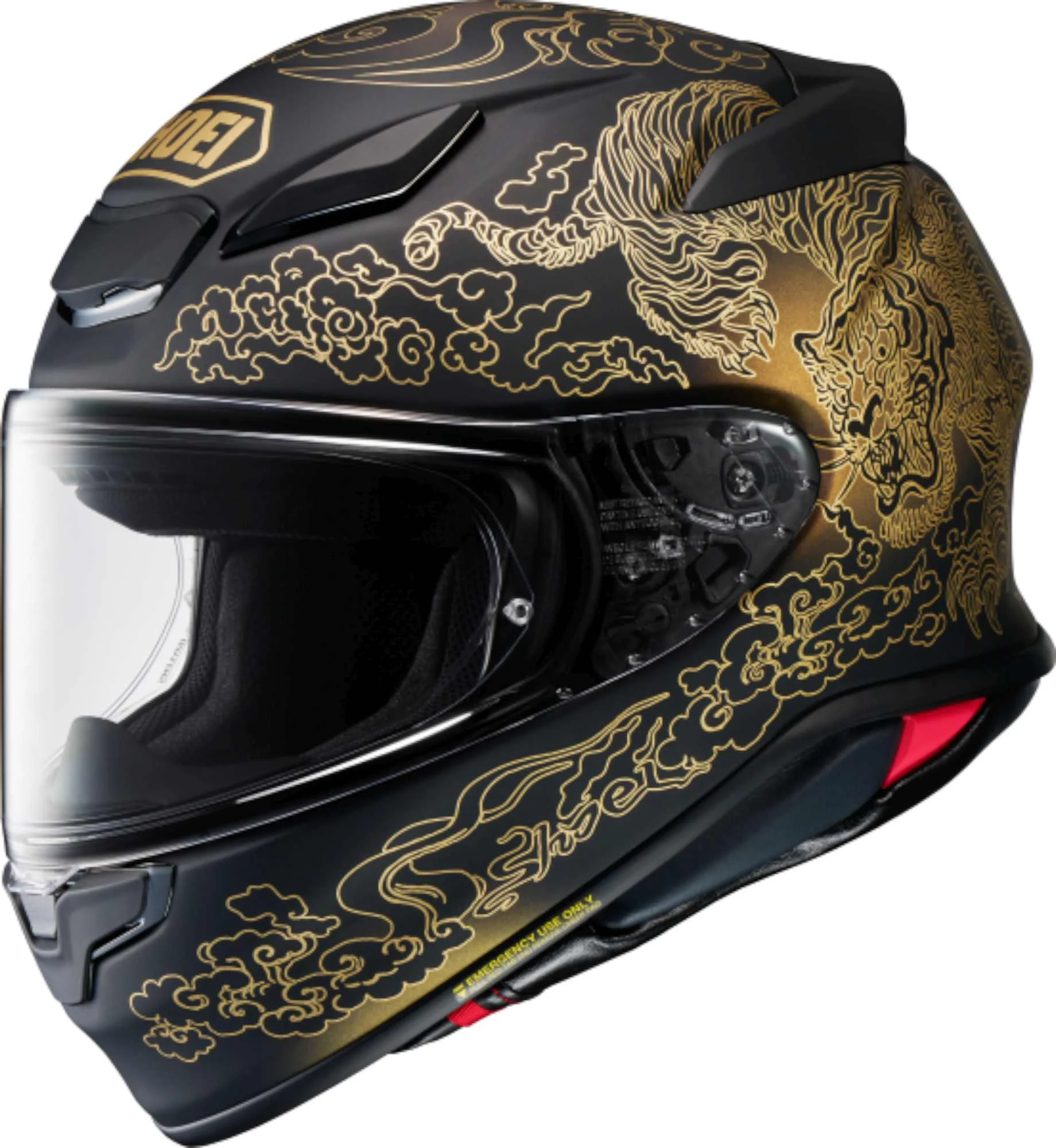 Shoei NXR2 Fearless Helmet  black/gold