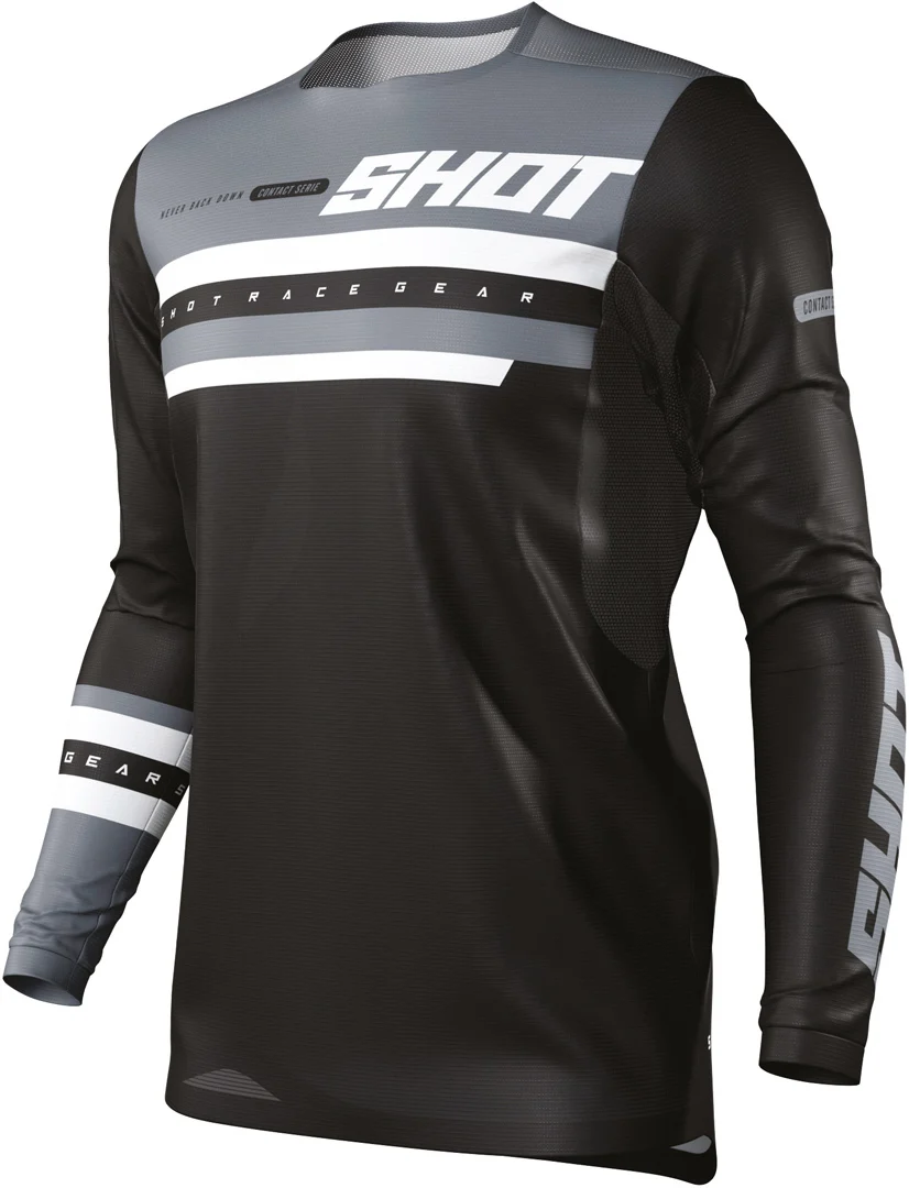 Shot Contact Shining Motocross Jersey black