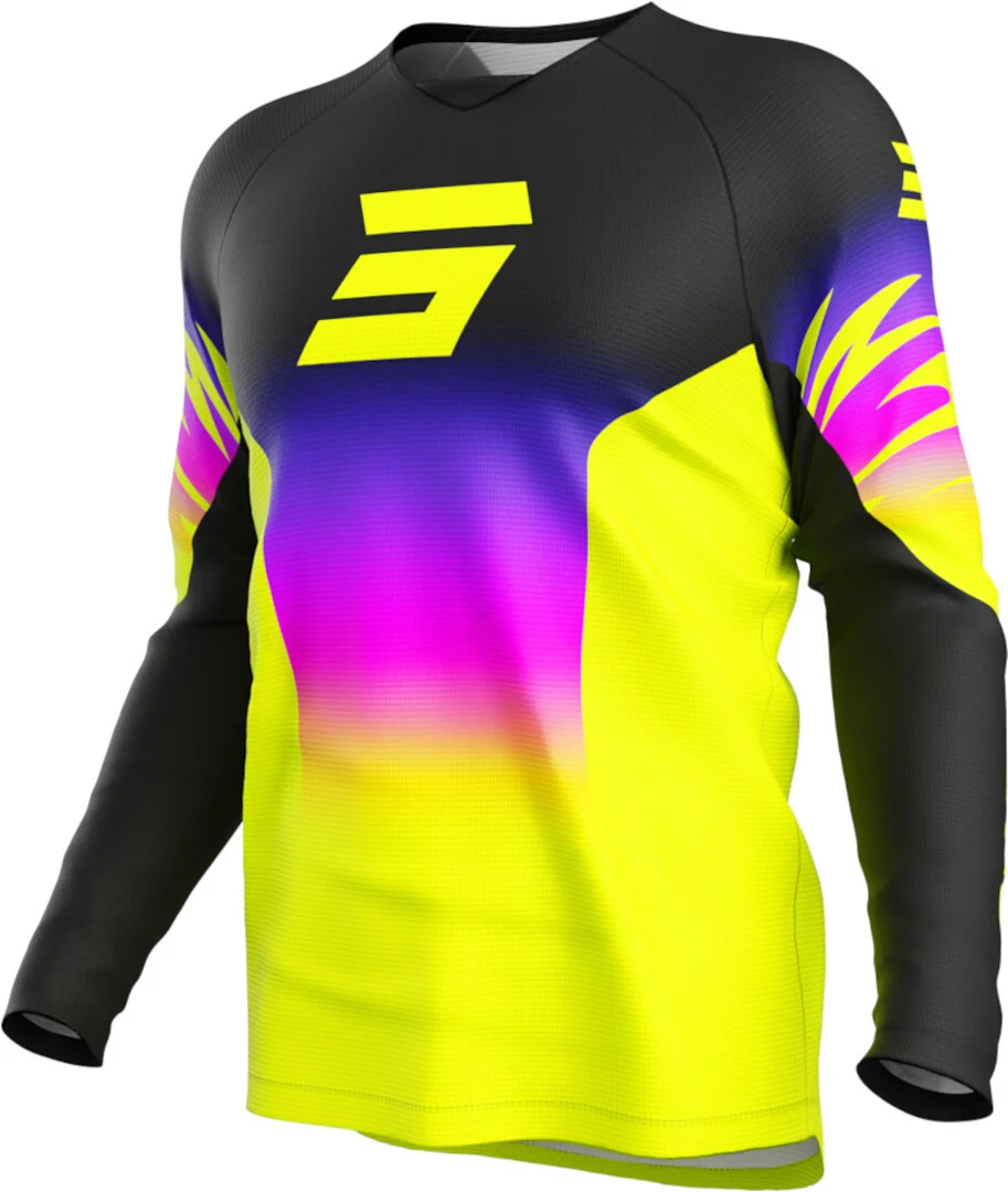 Shot Devo X-Trem Motocross Jersey black/pink/yellow