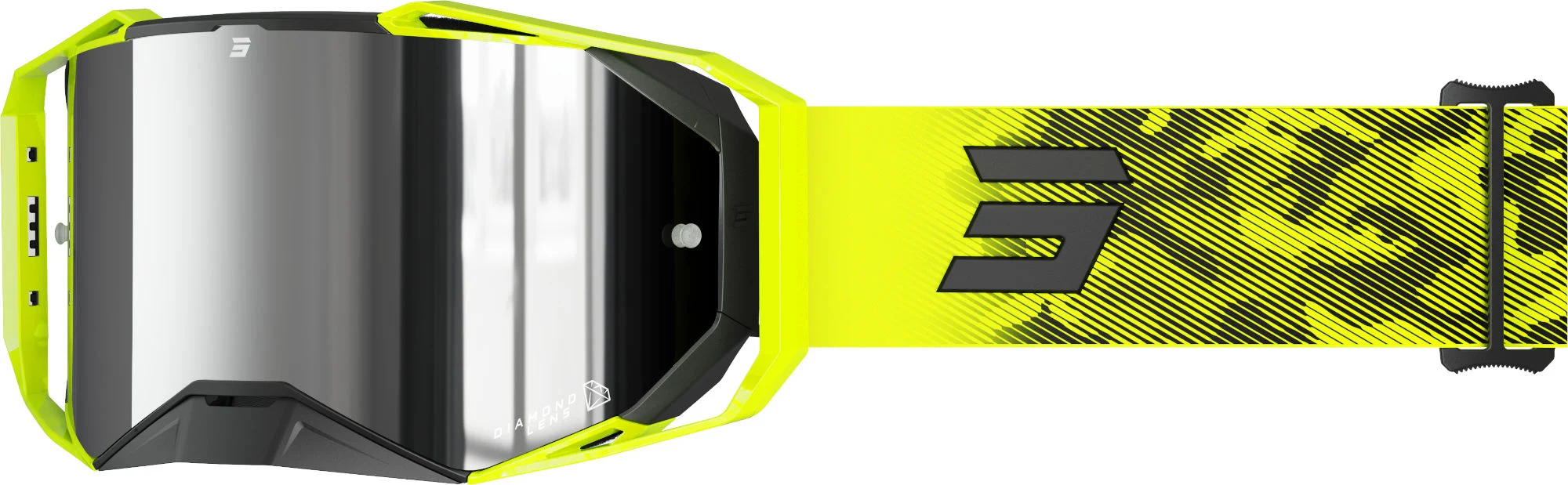 Shot Lite Patrol Motocross Goggles yellow