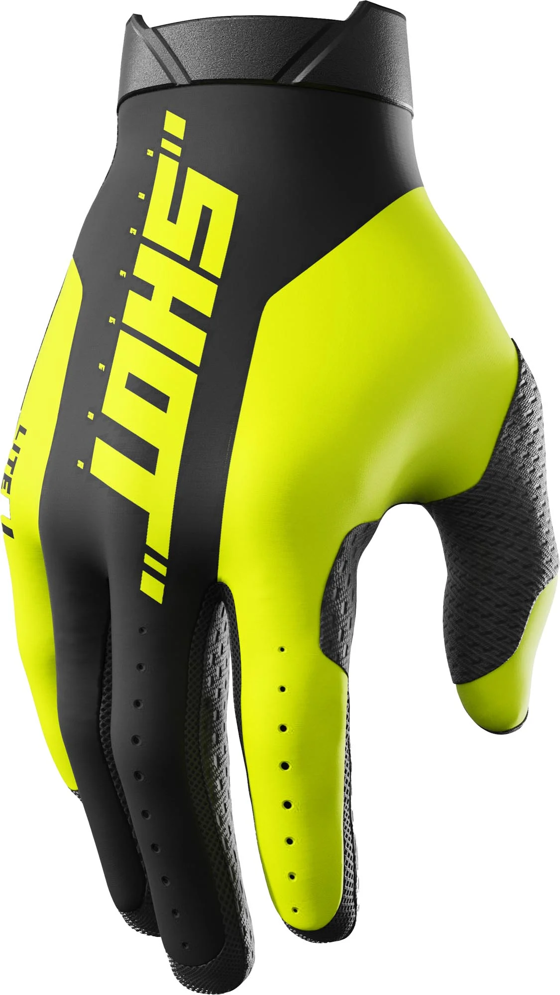 Shot Lite Pro Motocross Gloves yellow