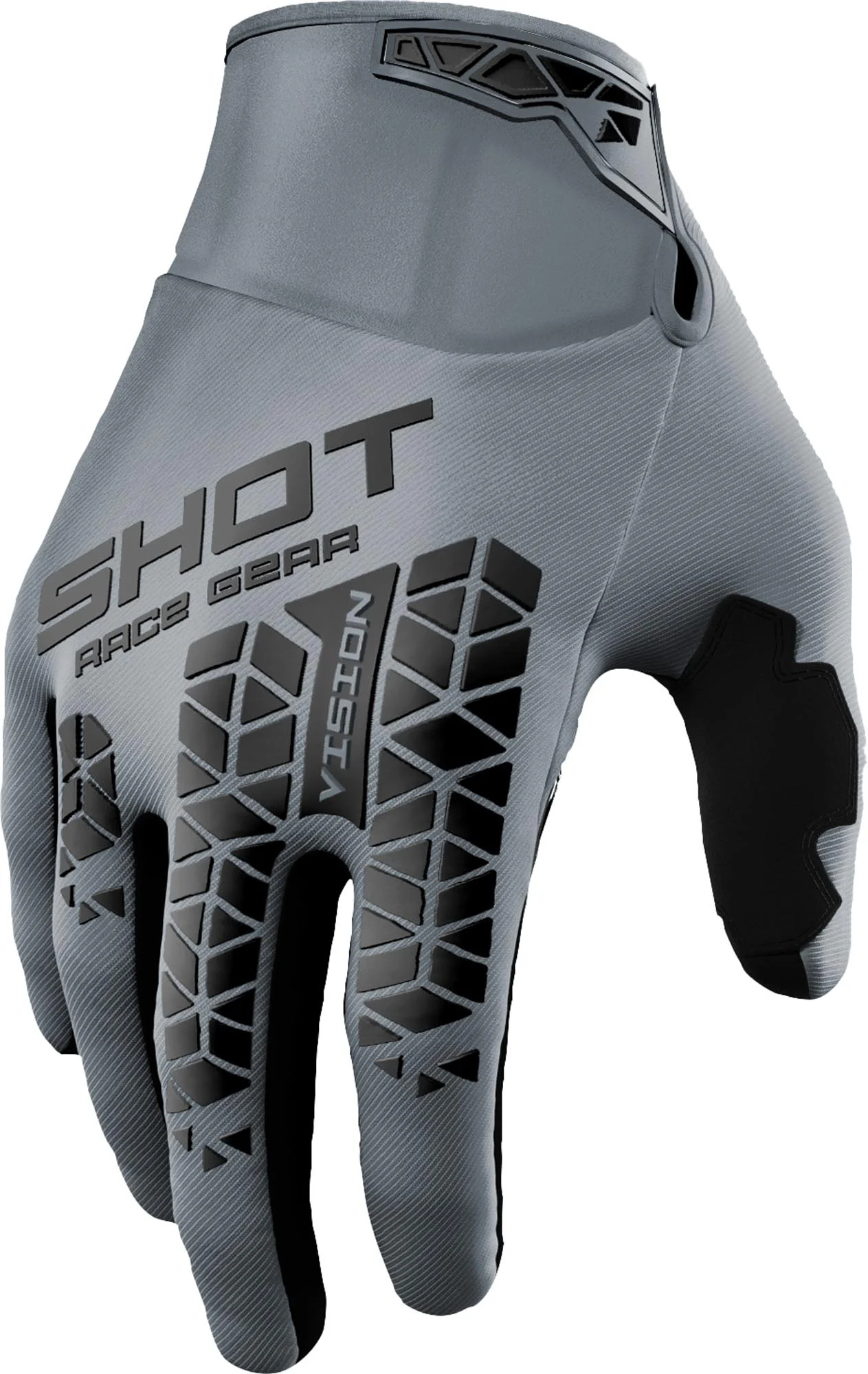 Shot Vision Tech Motocross Gloves grey