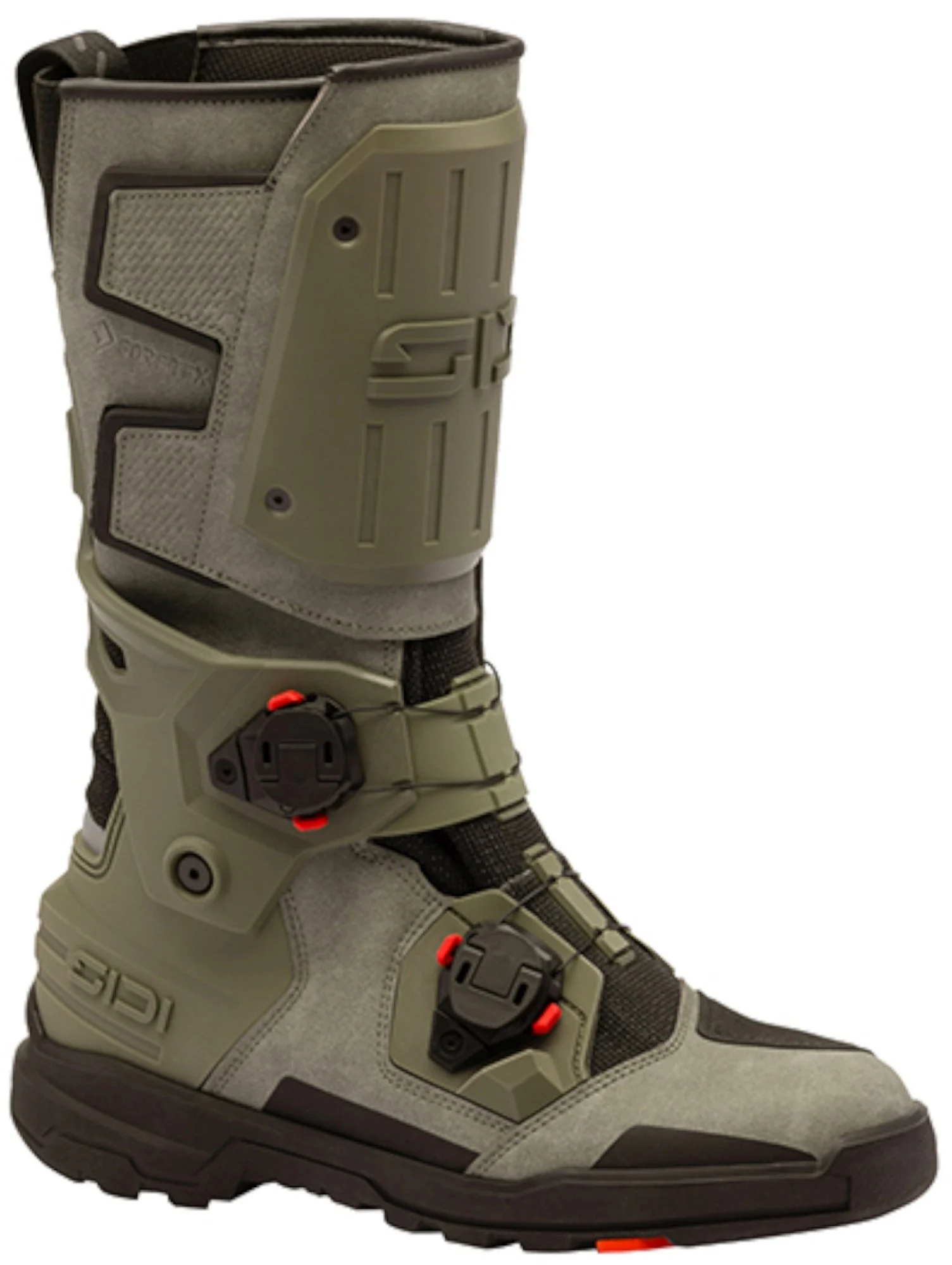 Sidi Taurus GTX waterproof Motorcycle Boots dark green
