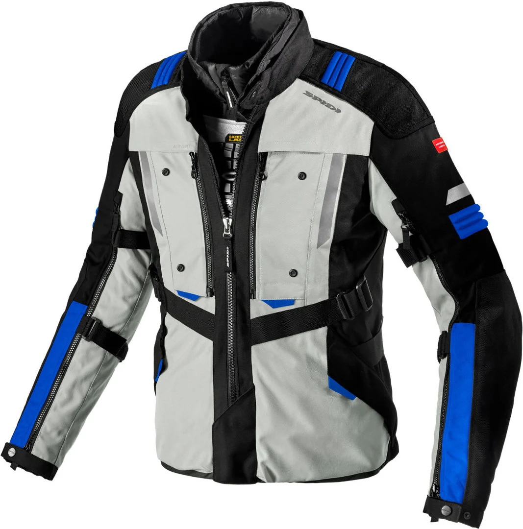 Spidi Modular Motorcycle Textile Jacket grey/blue