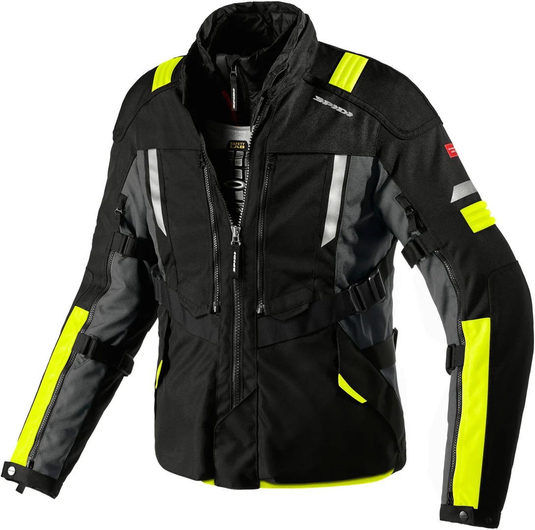 Spidi Modular Motorcycle Textile Jacket yellow/black