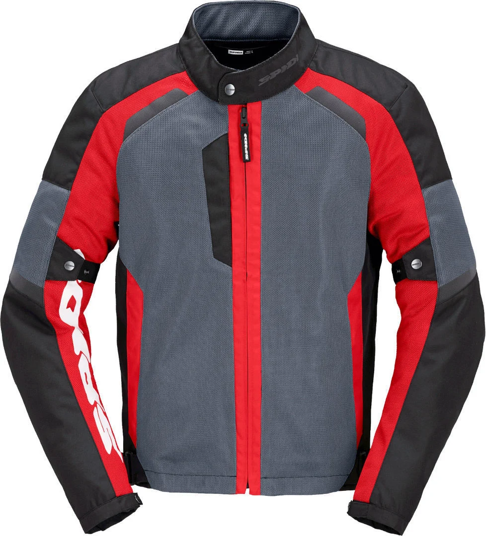Spidi Tek Net Motorcycle Jacket black/grey/red