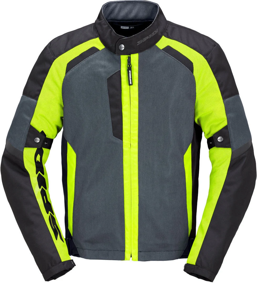 Spidi Tek Net Motorcycle Jacket black/grey/yellow