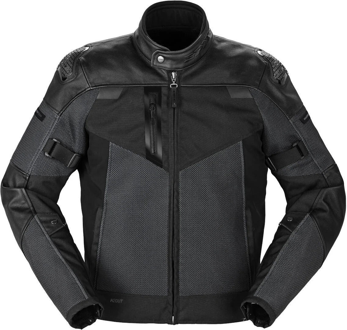 Spidi Vent Pro Motorcycle Leather Jacket black