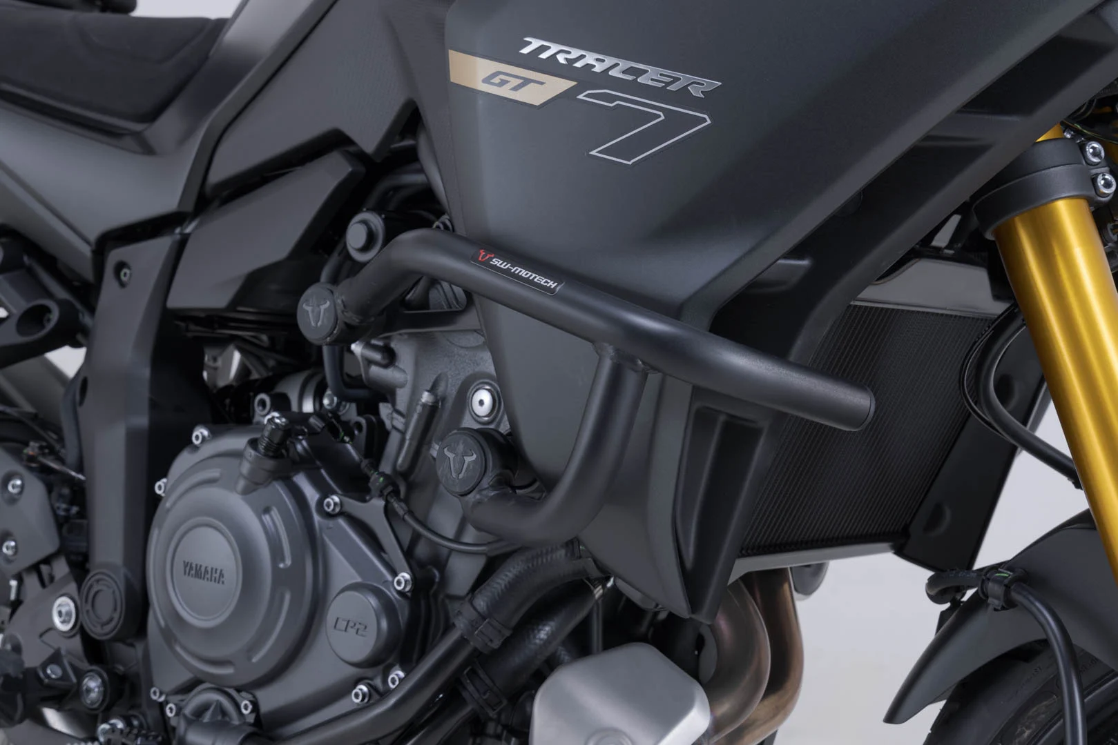 SW-Motech Crash bar - Black. Yamaha Tracer 7 / GT (25-).