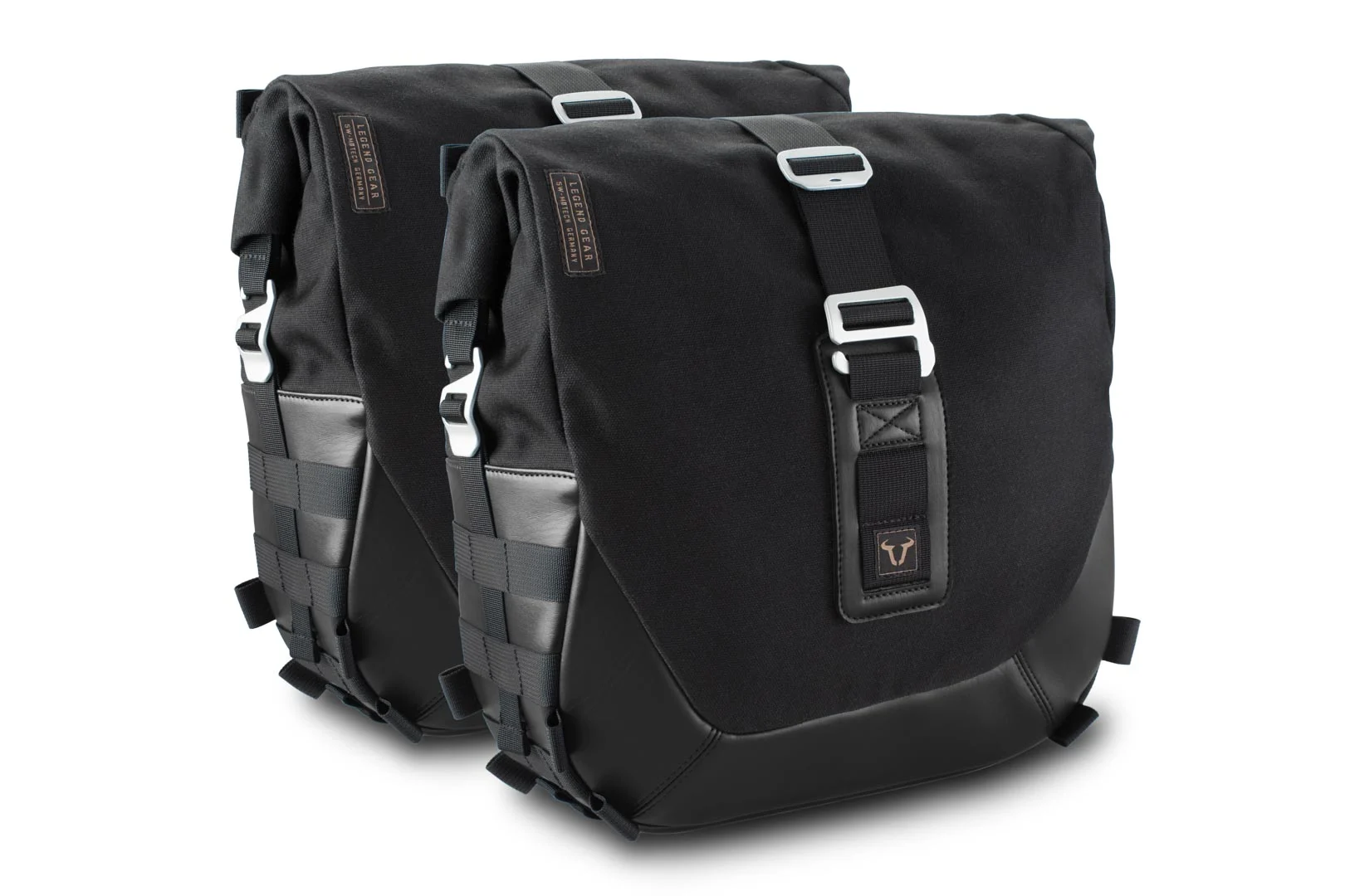 SW-Motech Legend Gear side bag system LC - Black Edition - Royal Enfield Classic 650 (24-)/Shotgun 650 (22-).
