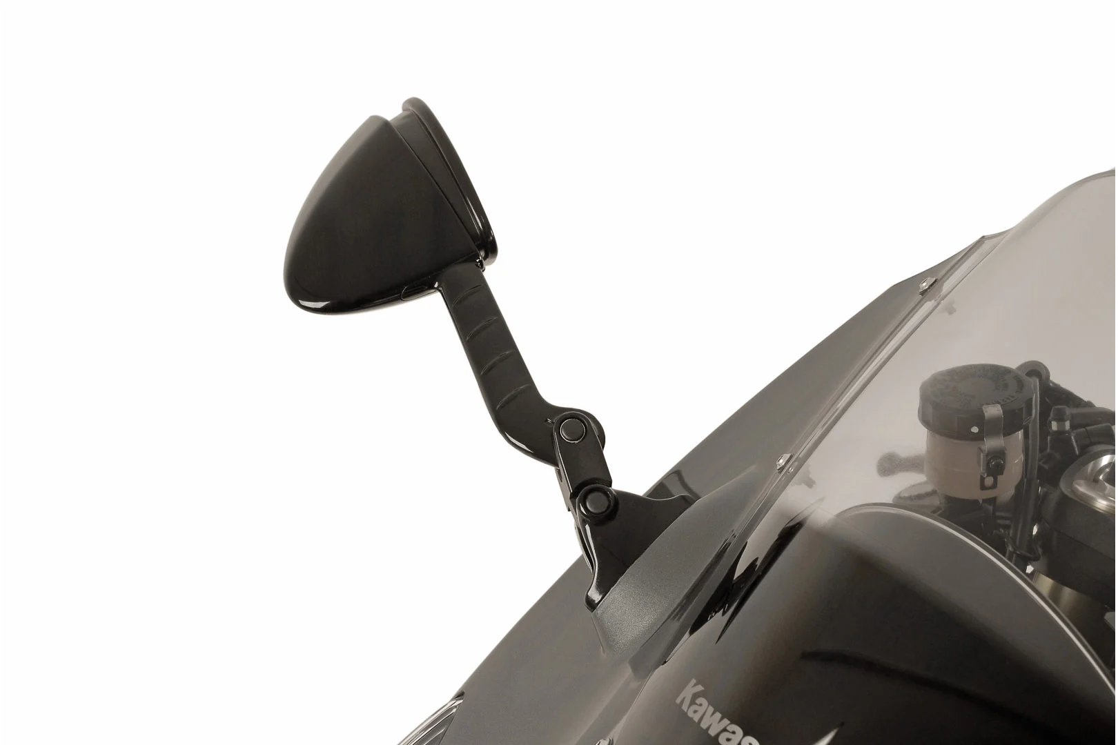 SW-Motech Mirror extension - Hinge I. Black. Kawasaki models.