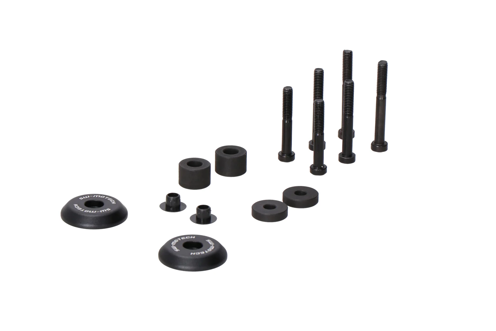 SW-Motech Mounting kit for handlebar end mirrors - Black. Aprilia, Ducati, Honda, KTM ,Yamaha.