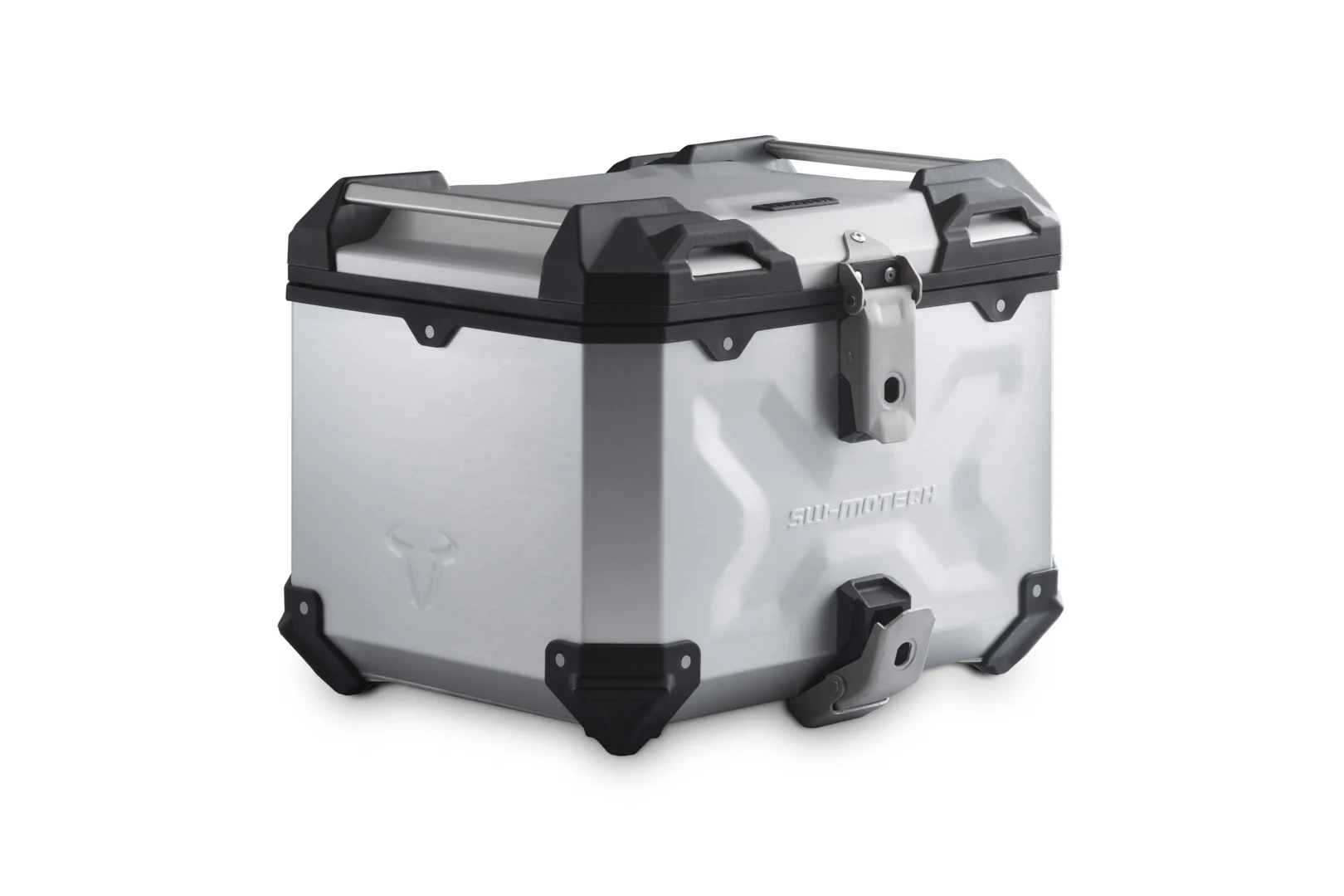 SW-Motech TRAX ADV top case system - Silver. CFMoto 450MT (23-) / 800 MT-X (24-).