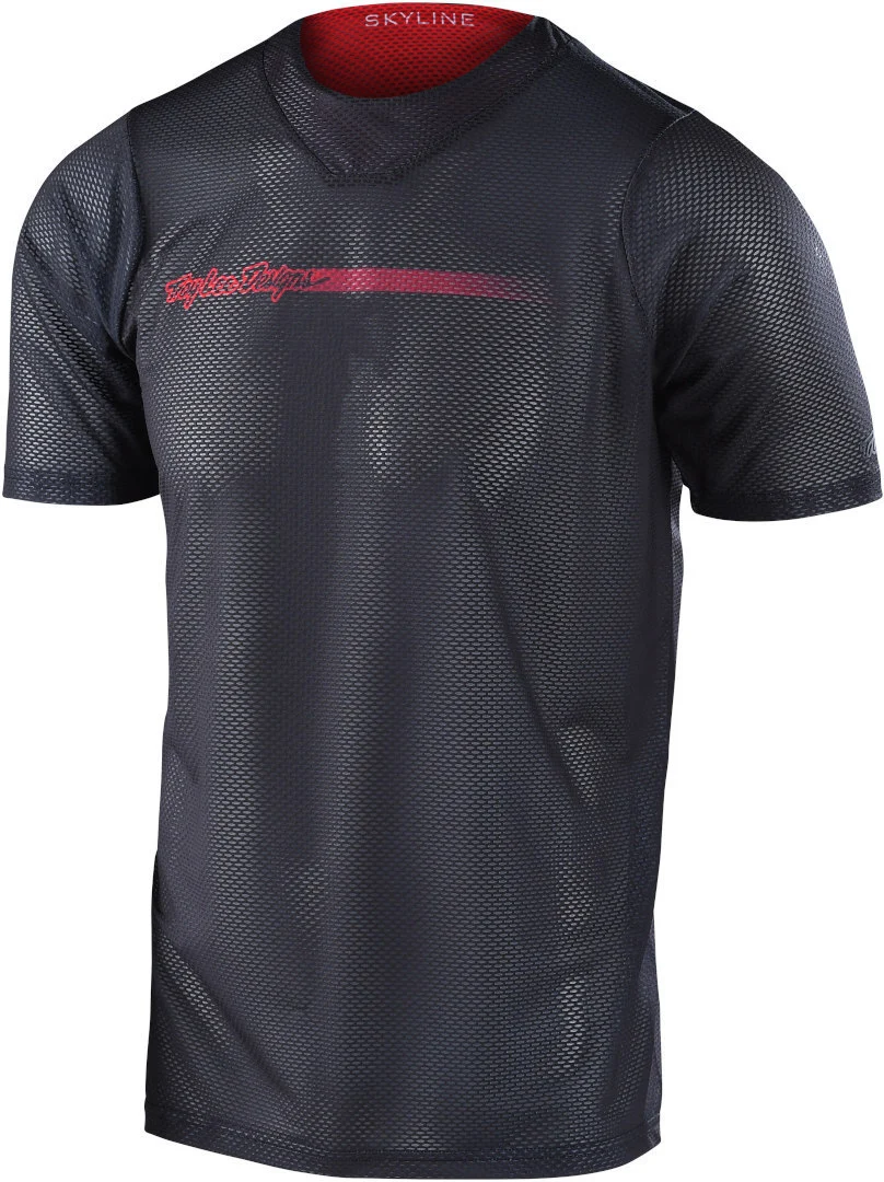 Troy Lee Designs Skyline Air Channel Bicycle T-Shirt black/red