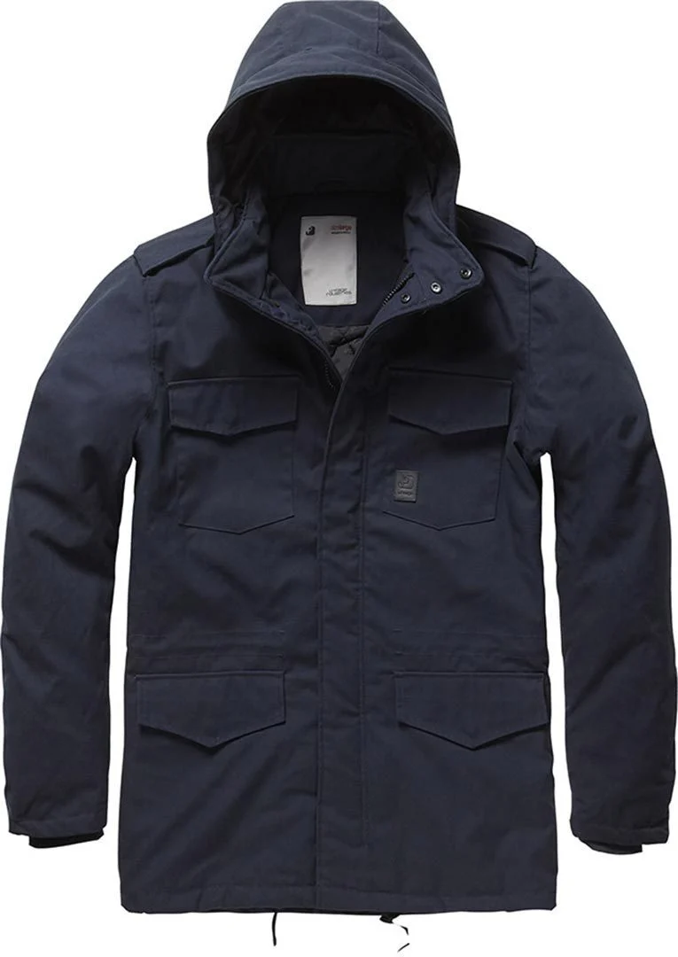 Vintage Industries Darren Parka Jacket blue